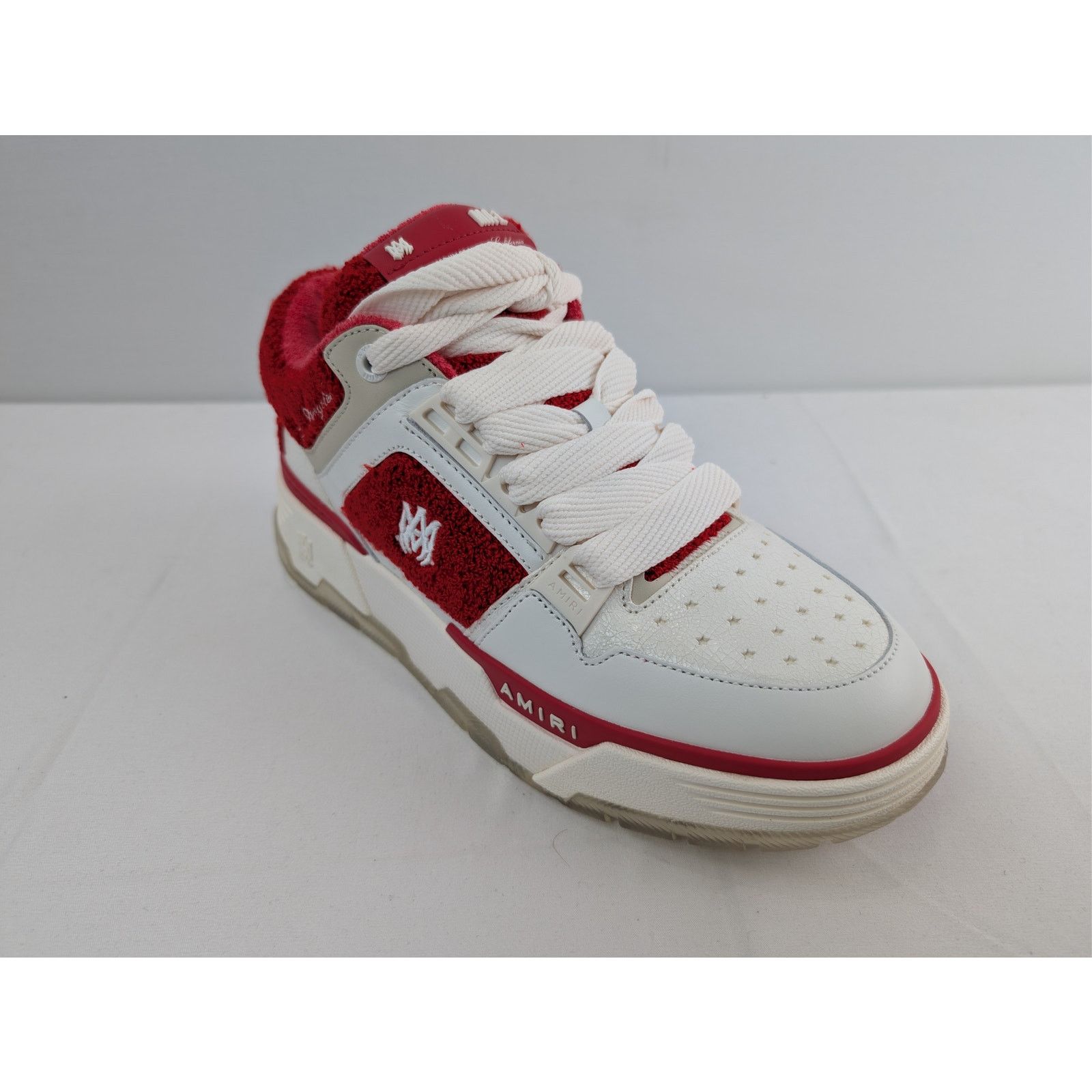 Amiri o1rshd1 Q:3 / Varsity MA-1 Sneakers in Red Size US 8 / EU 41 - 3 Thumbnail