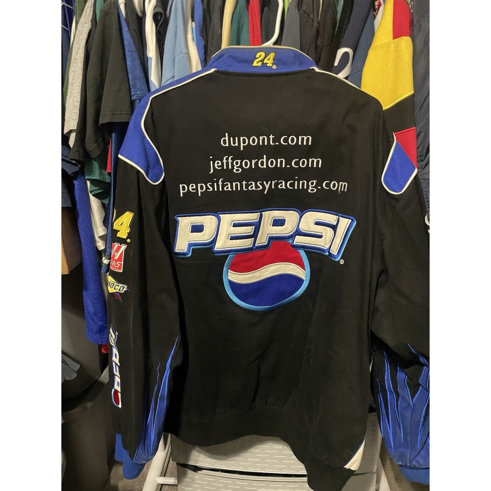 Jeff Hamilton Size 2XL-JH Design Jeff Gordon #24 Men Pepsi Racing Jacket Size US XXL / EU 58 / 5 - 2 Thumbnail