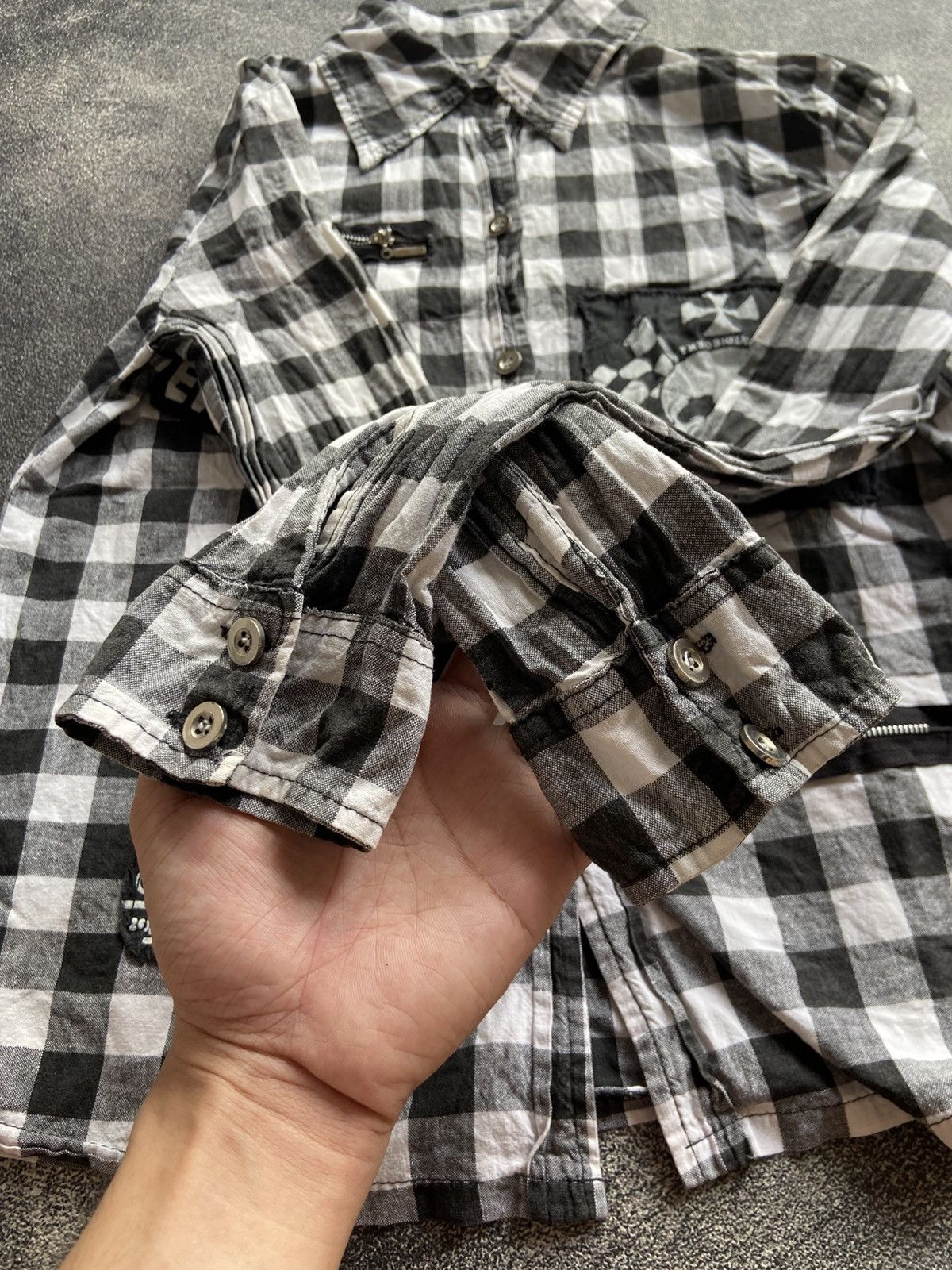 Hysteric Glamour Skull Flannel Y2K Style Size US M / EU 48-50 / 2 - 6 Thumbnail