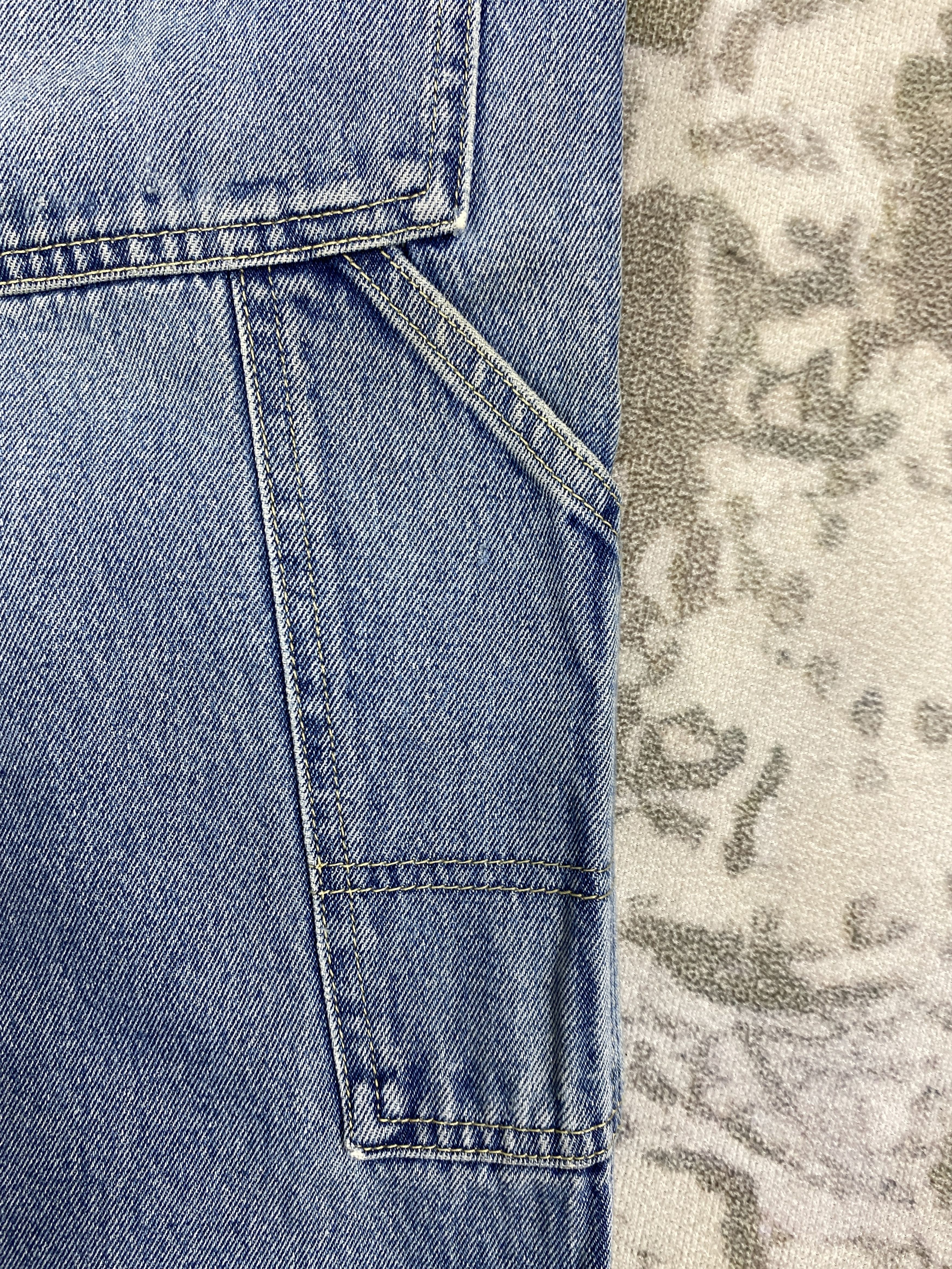 If Six Was Nine Blue Vintage Levi's Carpenter Jeans 39x30.5 Denim -JN2087 Size US 39 - 12 Thumbnail