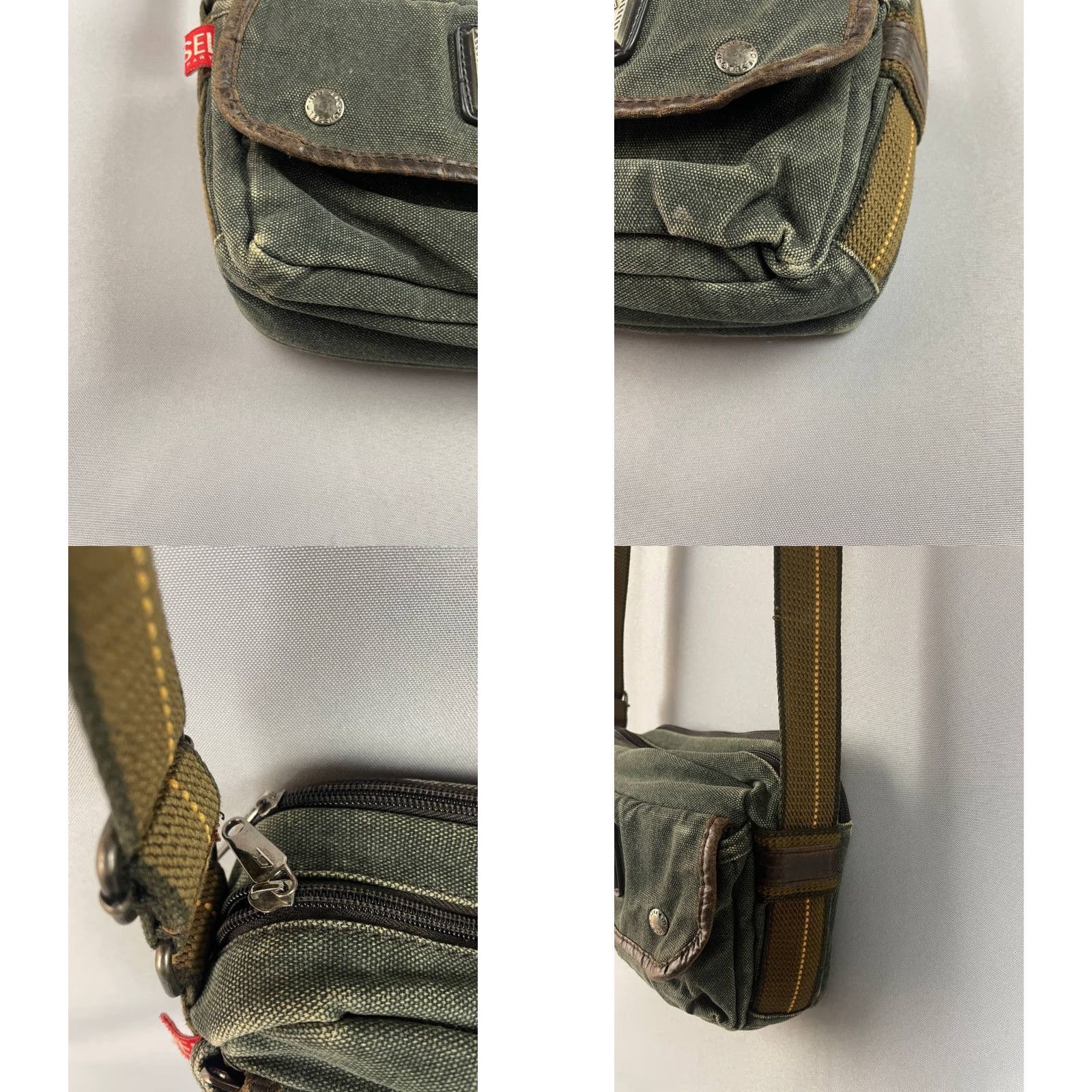 Diesel Diesel Women's Marengo Cotton Shoulder Bag Crossbody Zipper Size ONE SIZE - 8 Thumbnail