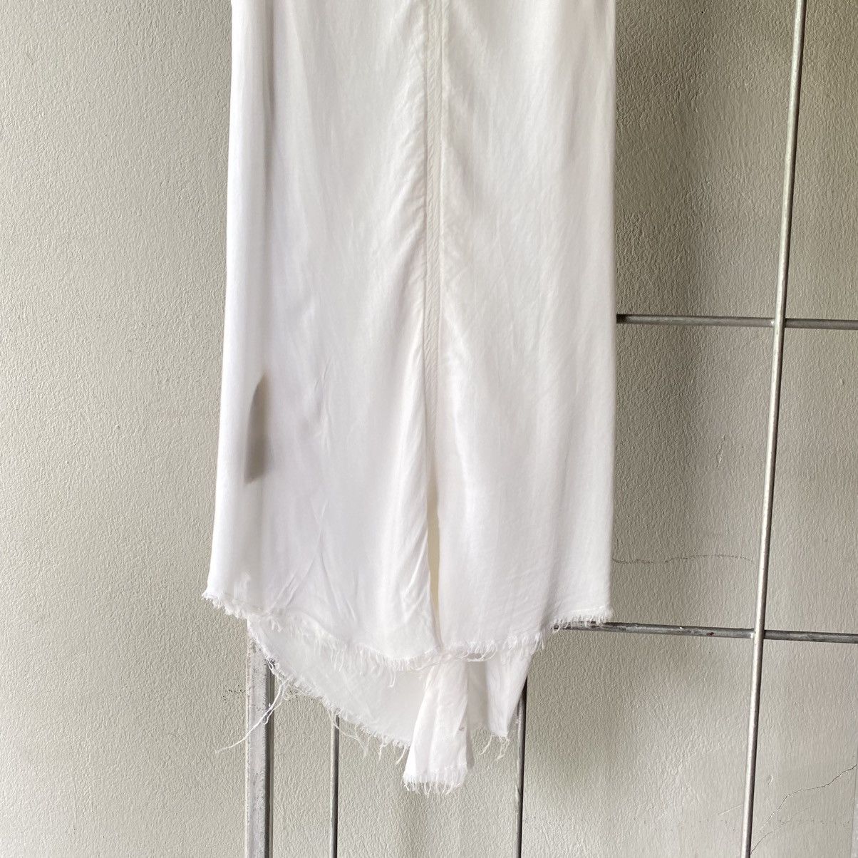Diesel DIESEL White Ruffled Sleeveless Blouse Size S / US 4 / IT 40 - 6 Thumbnail