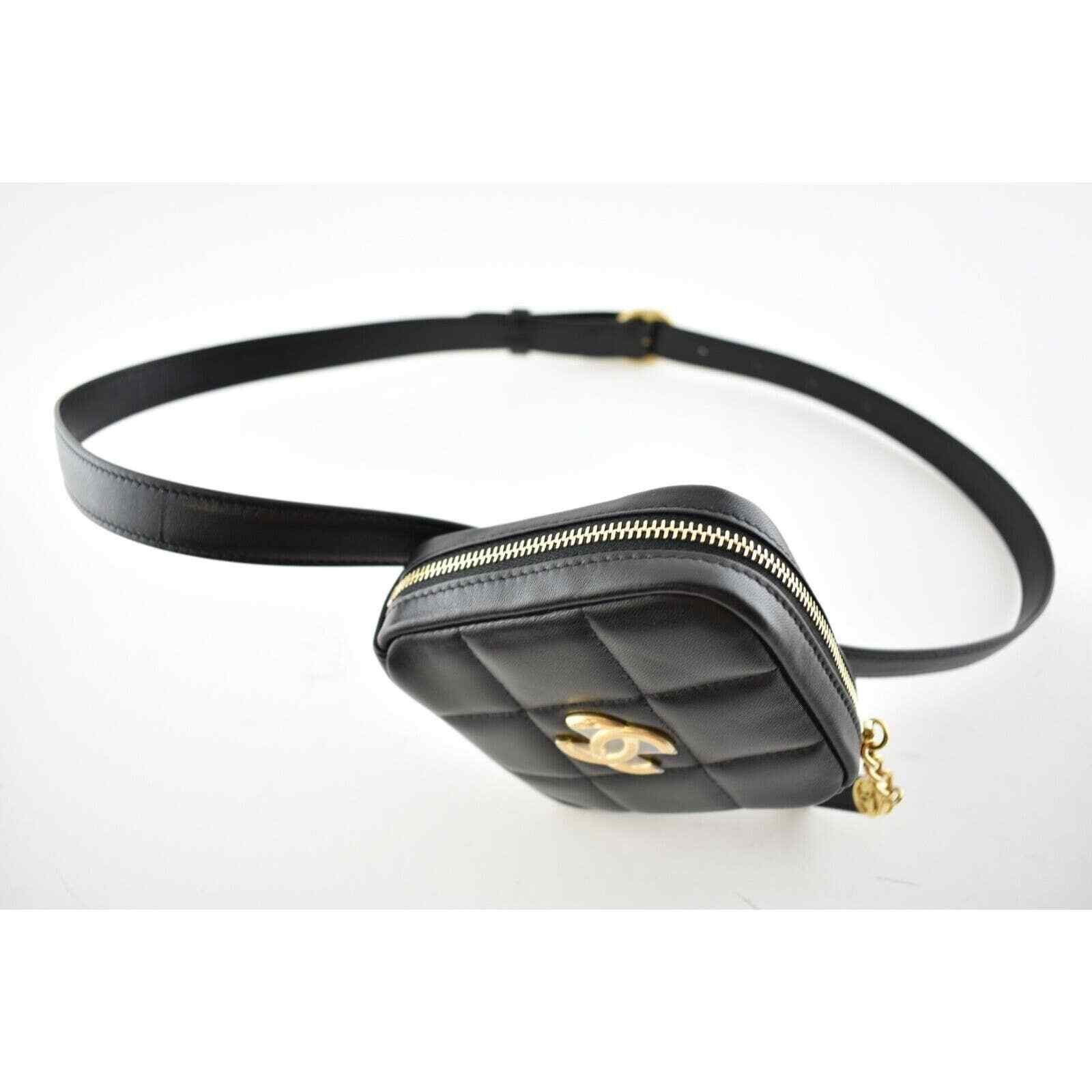 Chanel Chanel Quilted Gold CC Waist Fanny Pack Bum Belt Bag Size ONE SIZE - 3 Thumbnail