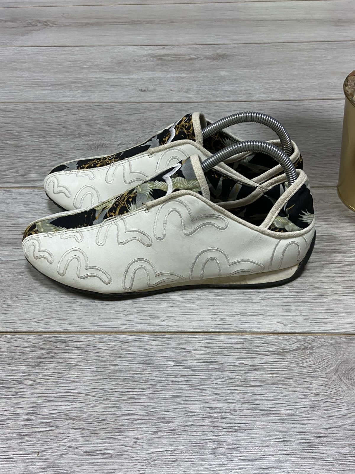 Evisu Evisu monogram big logo sneakers low top Size US 7 / EU 40 - 9 Thumbnail