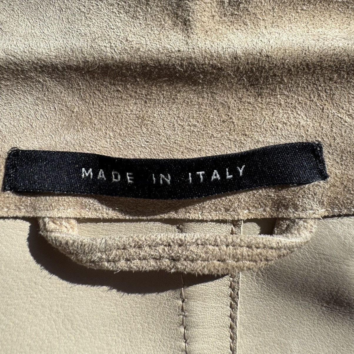 Gucci Gucci SS2005 Sand Beige Suede Leather Blazer Jacket Size US XL / EU 56 / 4 - 10 Thumbnail