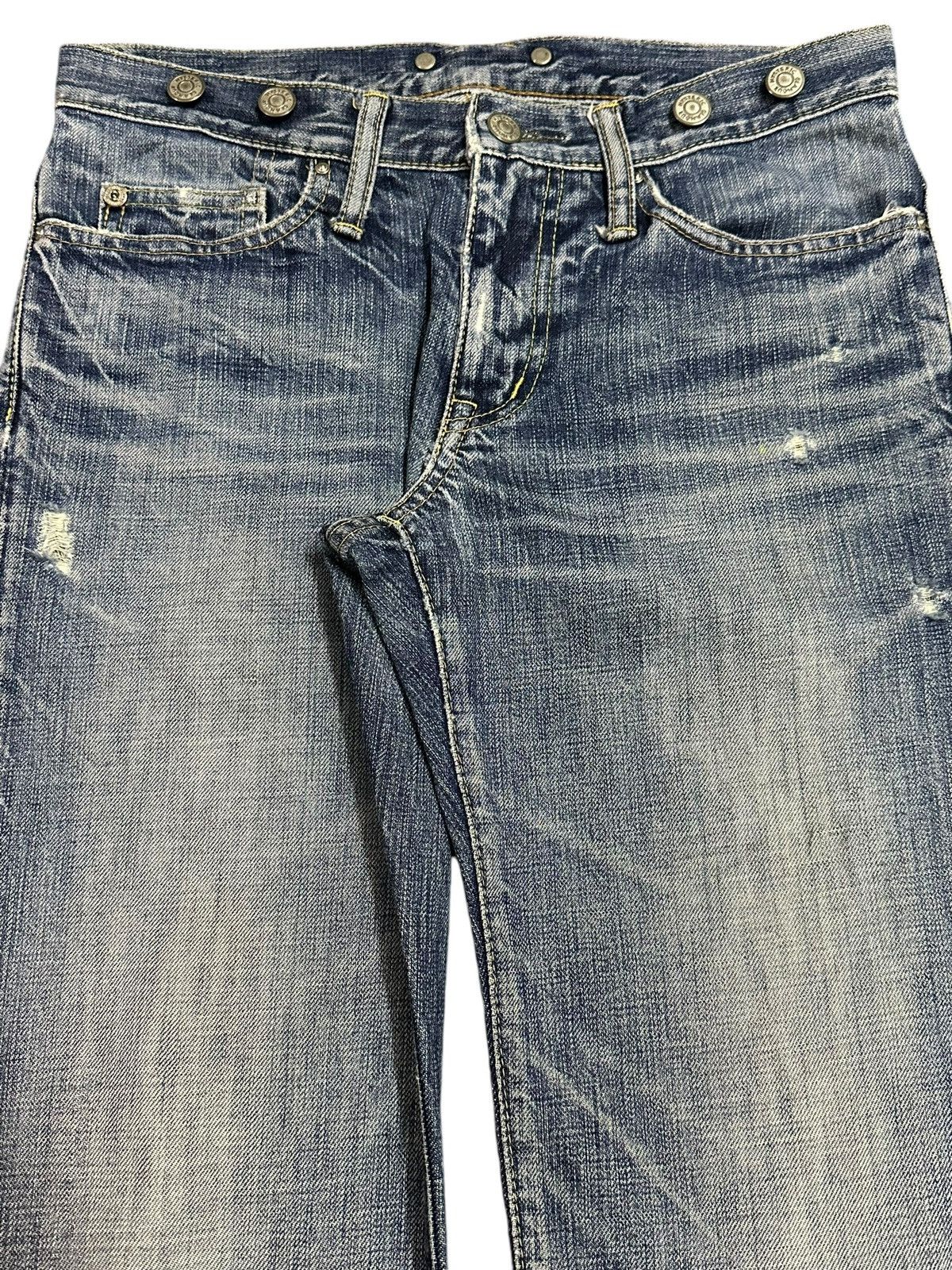 Hysteric Glamour Vintage Japan Hysteric Glamour Faded Wash Distressed Jeans Size US 29 - 4 Thumbnail