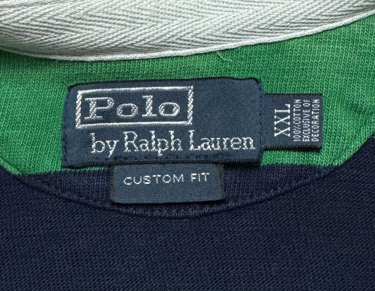 Polo Ralph Lauren Polo Ralph Lauren Class RL Claude Striped Rugby Polo Shirt Size US XXL / EU 58 / 5 - 12 Thumbnail