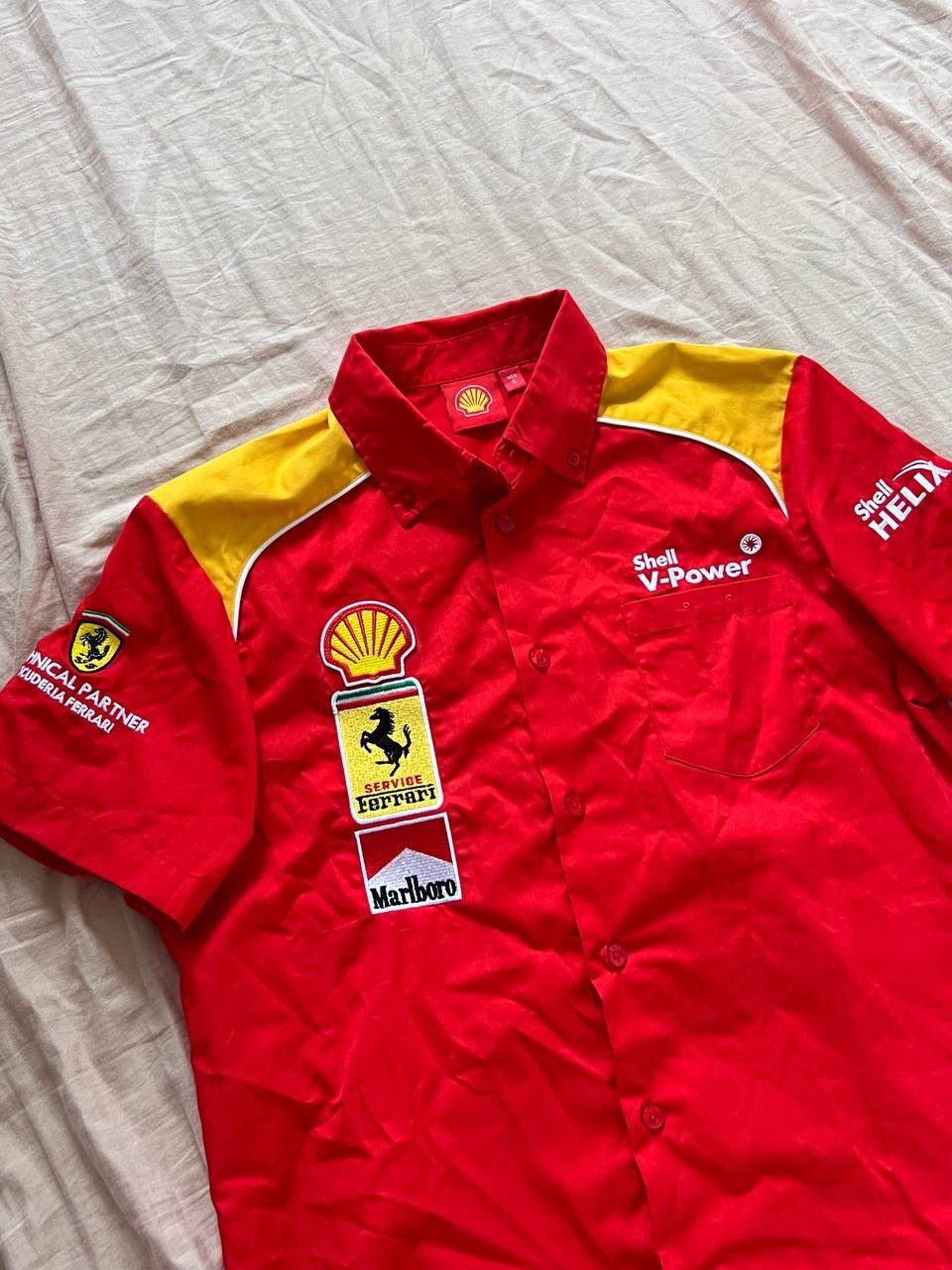 Vintage Vintage Ferrari Marlboro Shirt Racing F1 Jersey Button Up Size US S / EU 44-46 / 1 - 2 Thumbnail