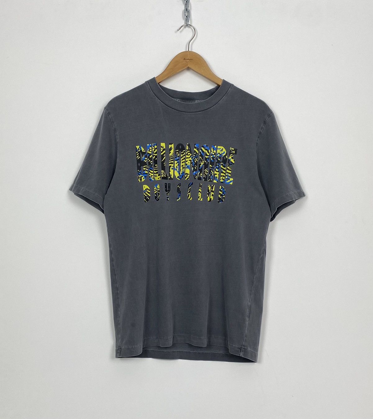 Designer Billionaire Boys Club Straight Logo T shirt Size M Grey Top Size US M / EU 48-50 / 2 - 1 Thumbnail