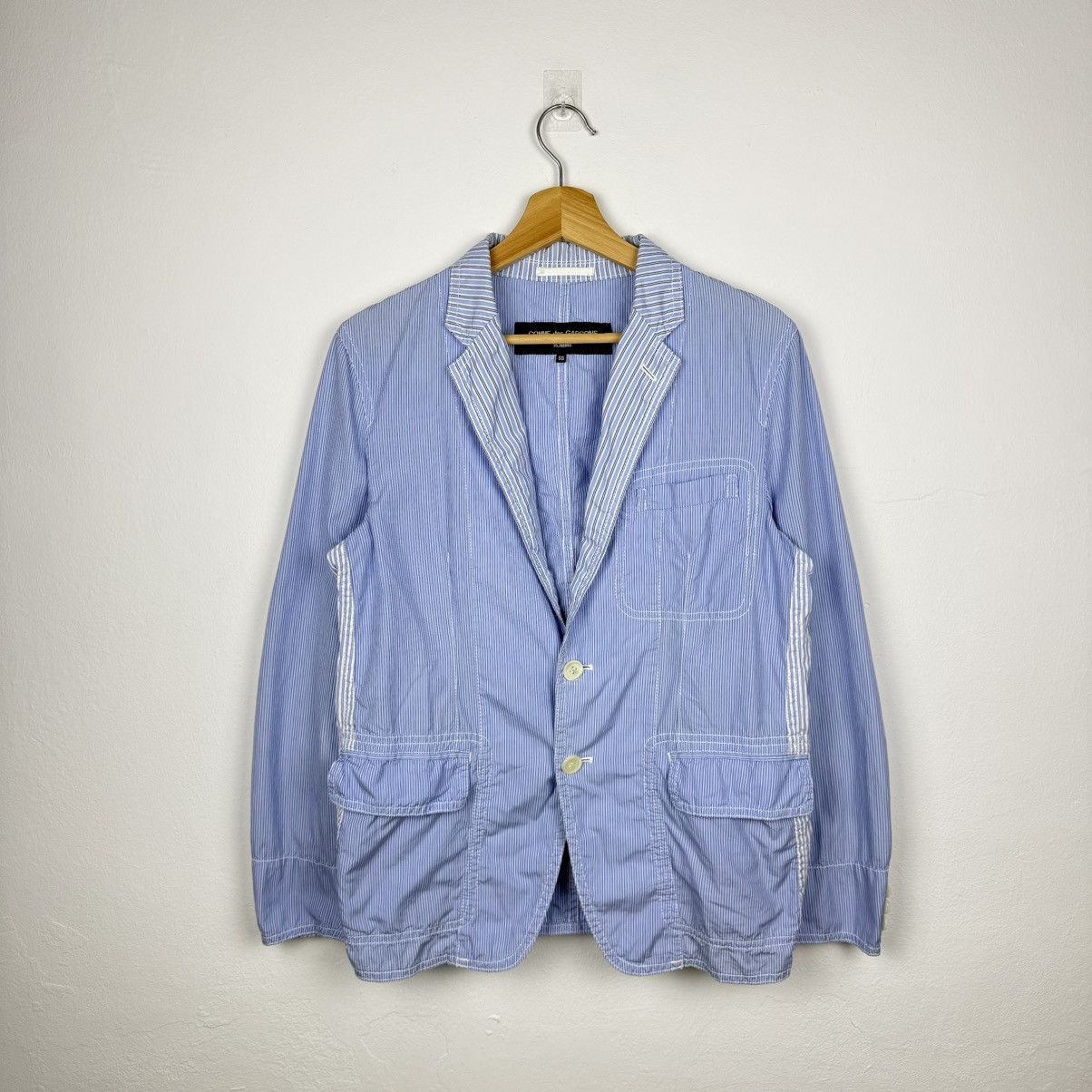Comme des Garcons Comme Des Garcons Homme Stripe 2007 Casual Blazer Size US S / EU 44-46 / 1 - 1 Thumbnail