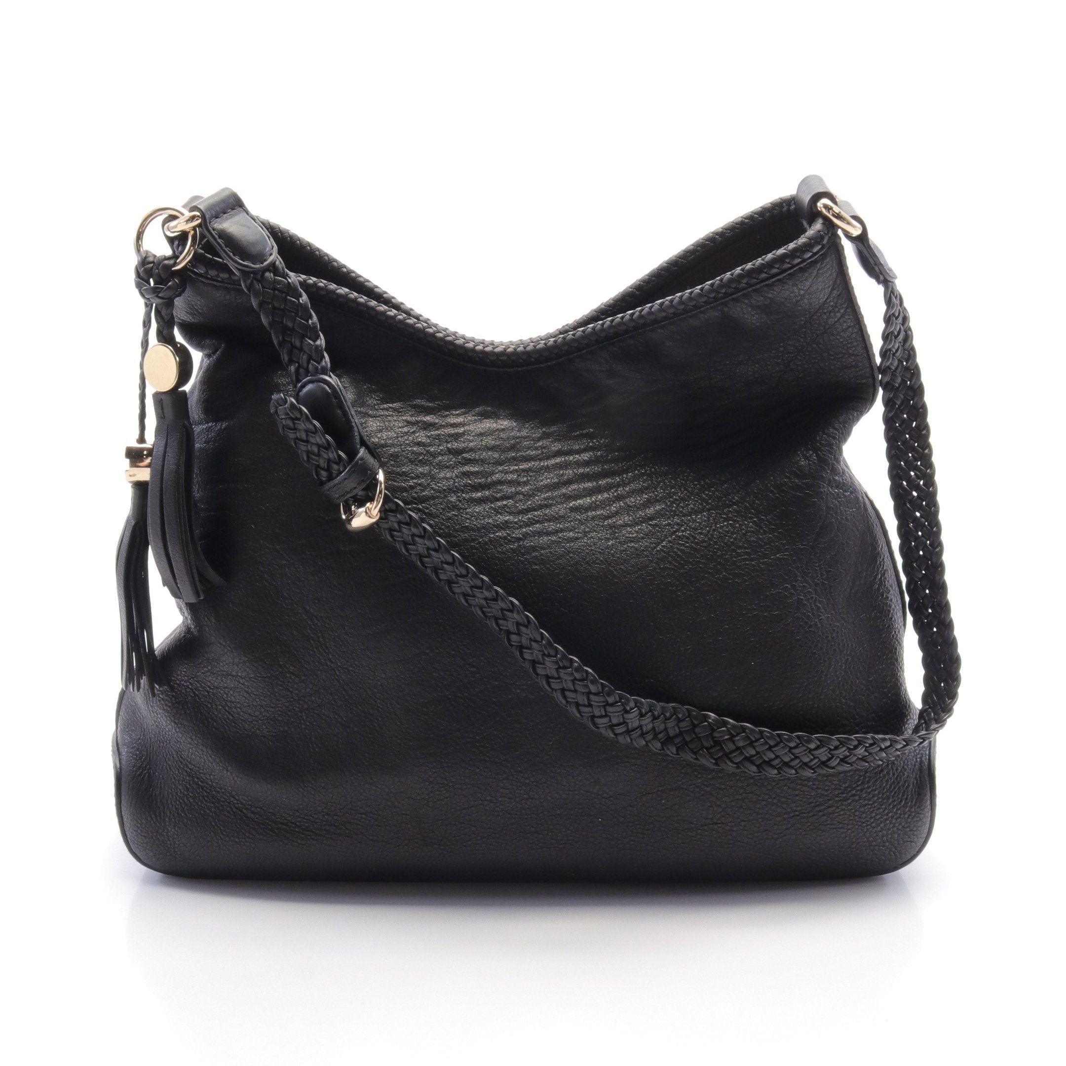 Gucci Gucci Marrakech Shoulder Bag Leather Black Size ONE SIZE - 1 Thumbnail
