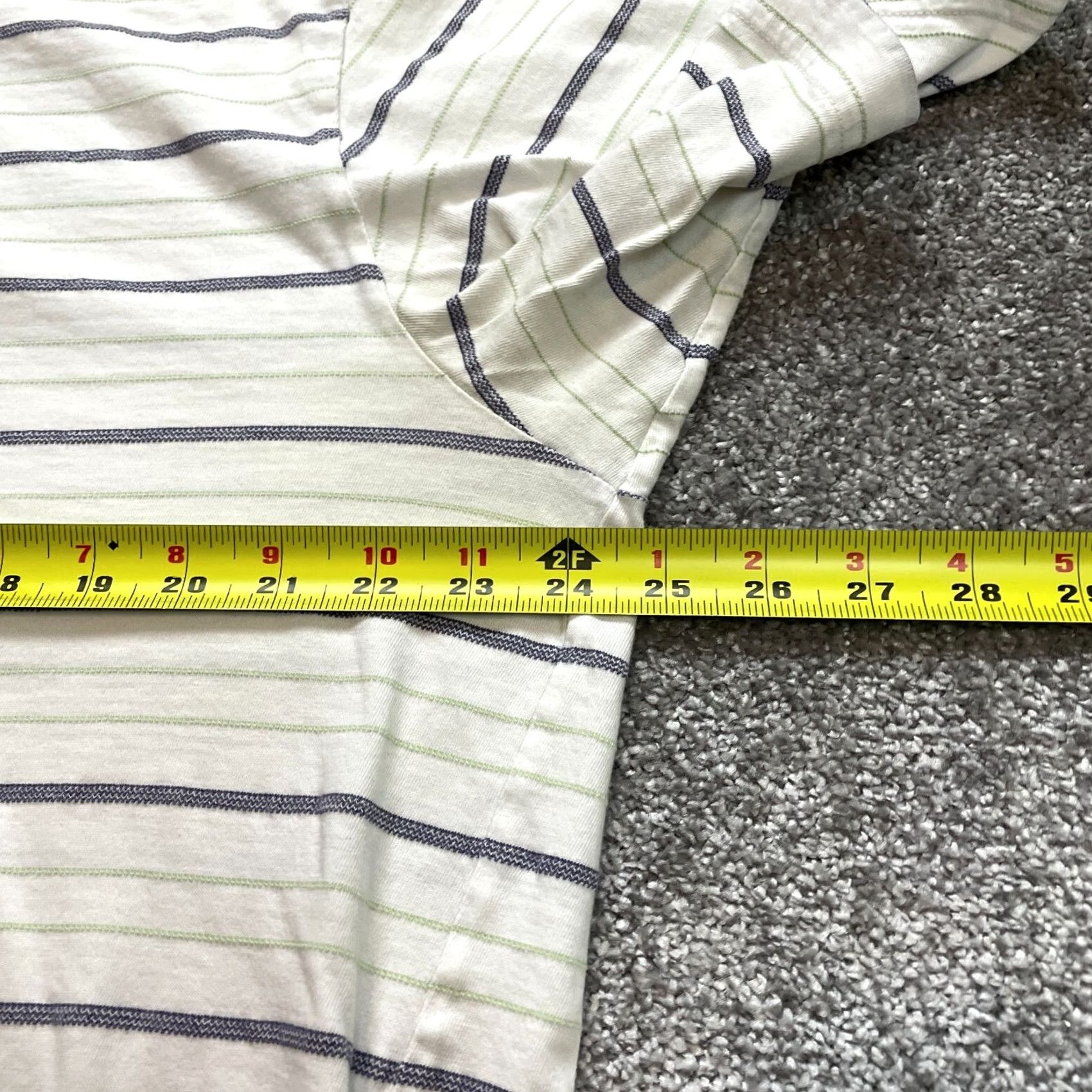 Club Room VINTAGE Club Room by Charter Club Polo Shirt Mens XL White Striped Collared Rugby Golf Size US XL / EU 56 / 4 - 6 Thumbnail