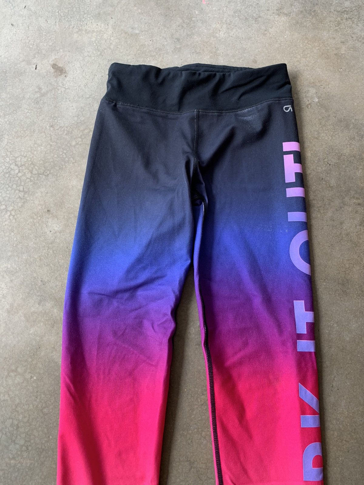 Gap Steals! Gap Fit Multi Color Yoga Legging Pants Size 22" - 4 Thumbnail