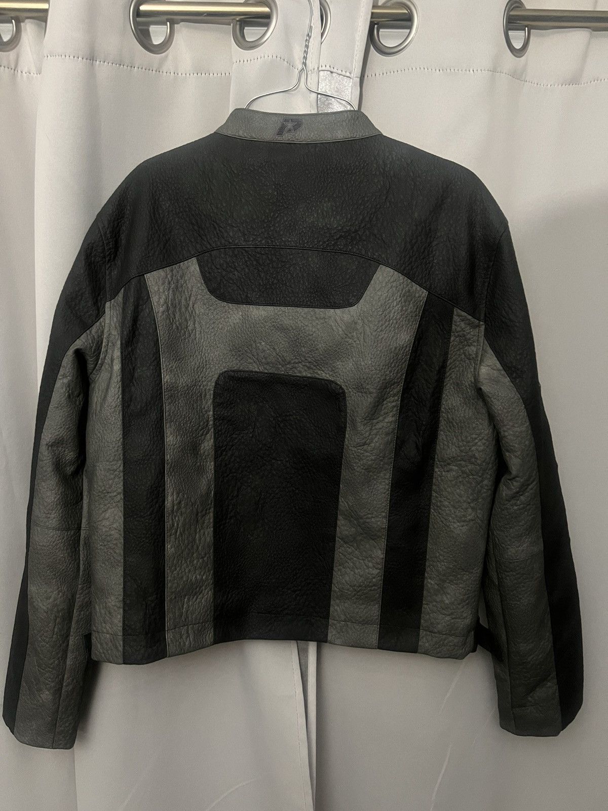 Boohoo PSTAR⭐️ BOXY FAUX LEATHER PANELLED MOTO JACKET BY GUNNA Size US M / EU 48-50 / 2 - 10 Thumbnail