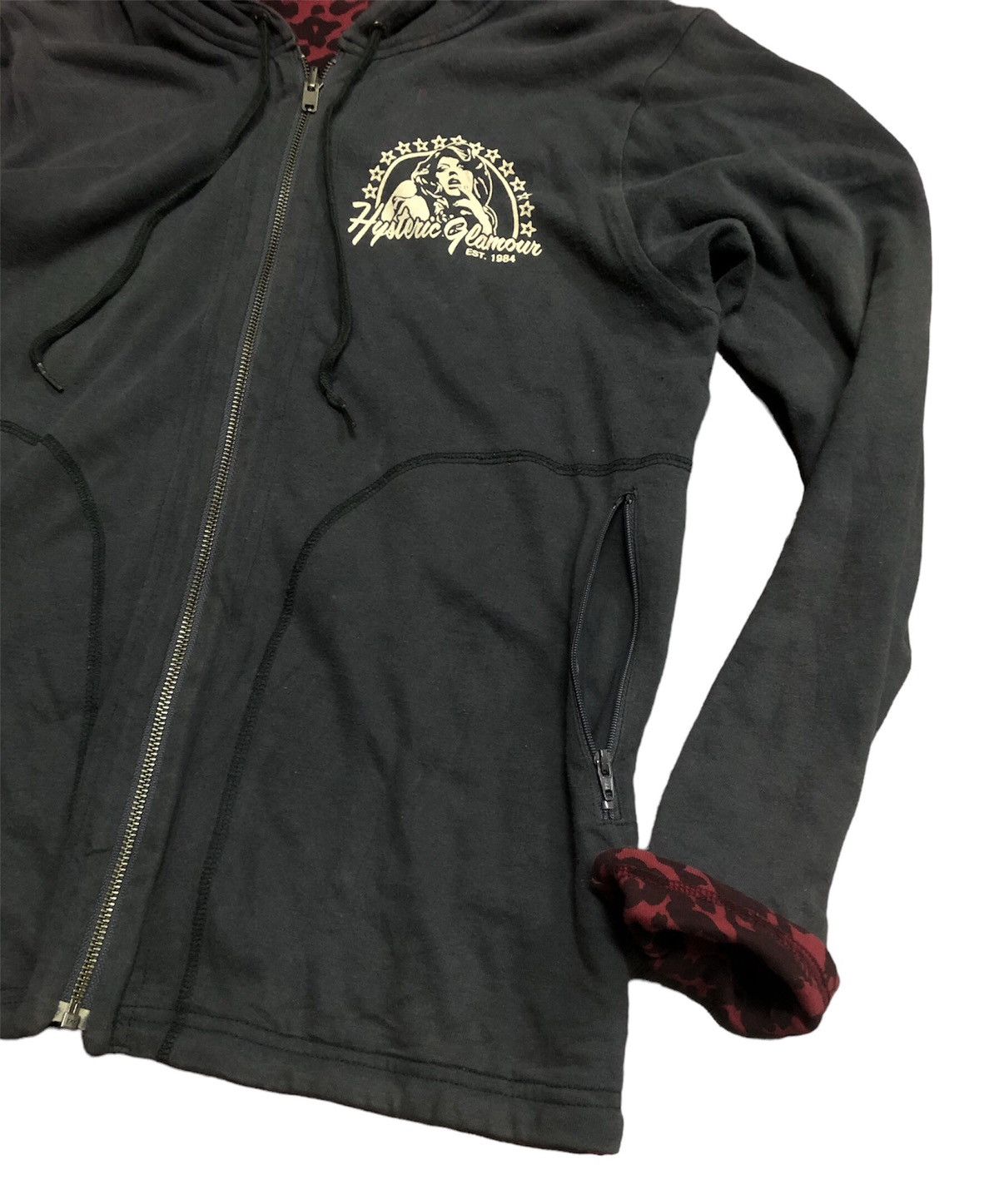 Hysteric Glamour × Vintage VINTAGE HYSTERIC GLAMOUR EXPERIENCE SWEATER ZIPPED HOODED Size US S / EU 44-46 / 1 - 11 Thumbnail