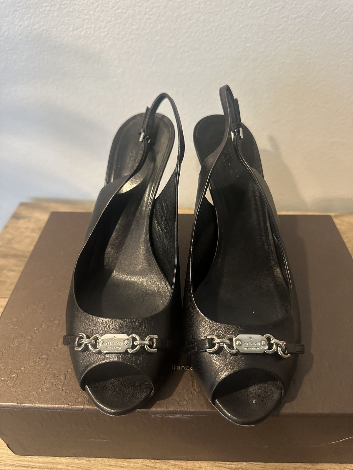 Gucci Gucci Talibu Sling Pump Size US 8.5 / IT 38.5 - 2 Thumbnail