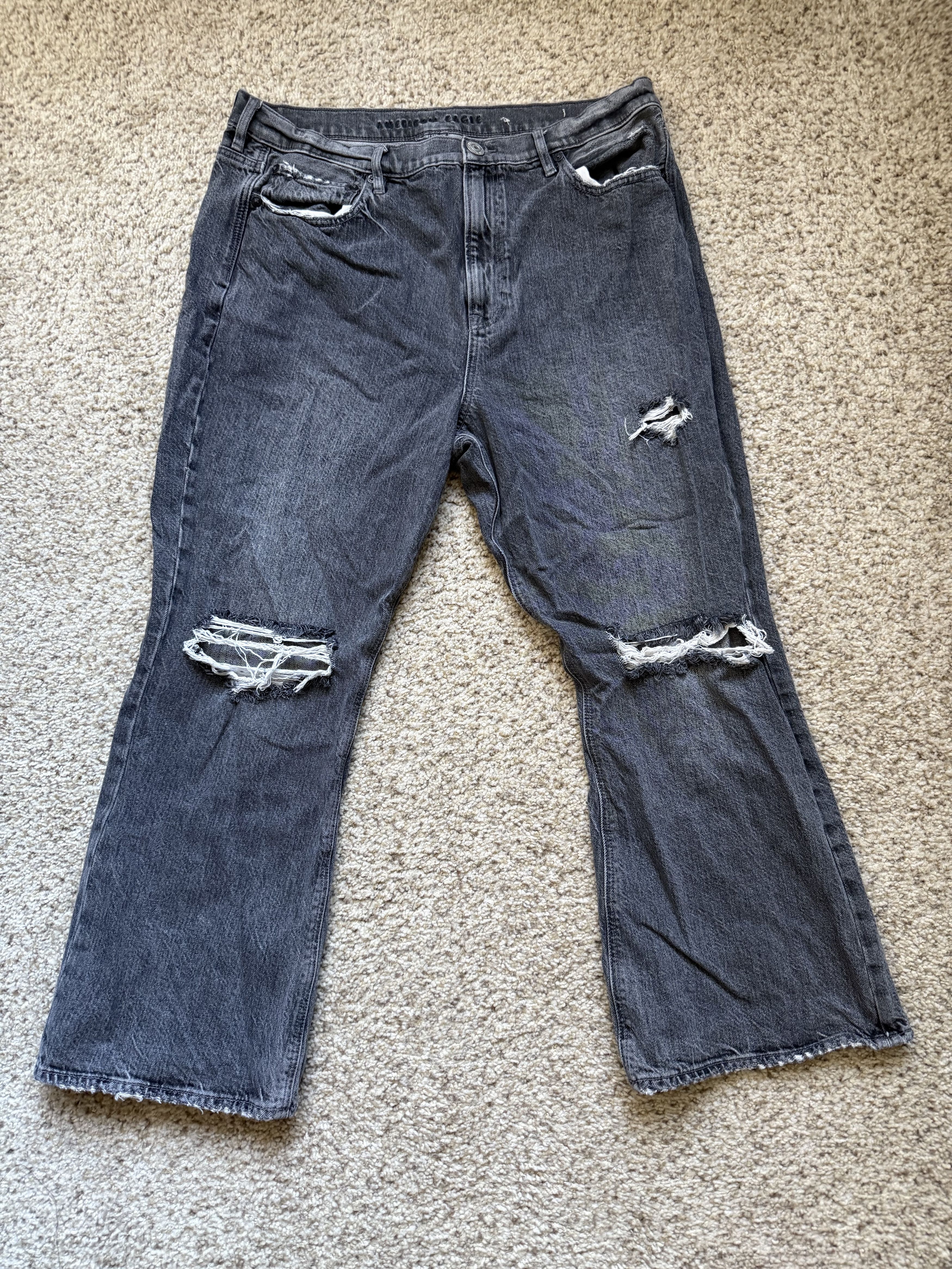 American Eagle Outfitters × Japanese Brand American Eagle distressed denim Size US 32 / EU 48 - 1 Thumbnail