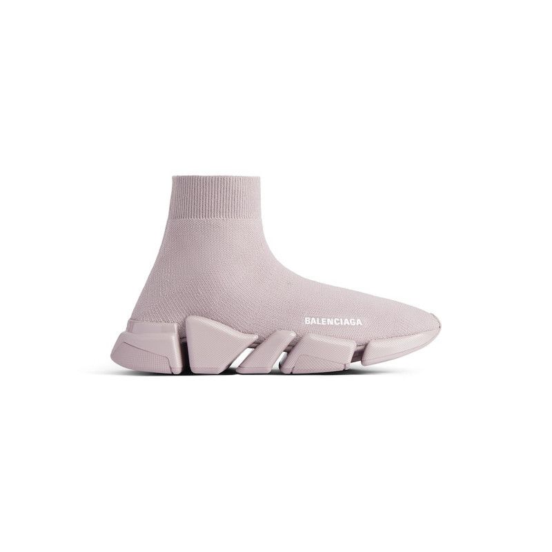 Balenciaga o1tr1nto0526 Speed 2.0 Recycled Knit Sneakers Faded Purple Size US 8 / IT 38 - 1 Thumbnail