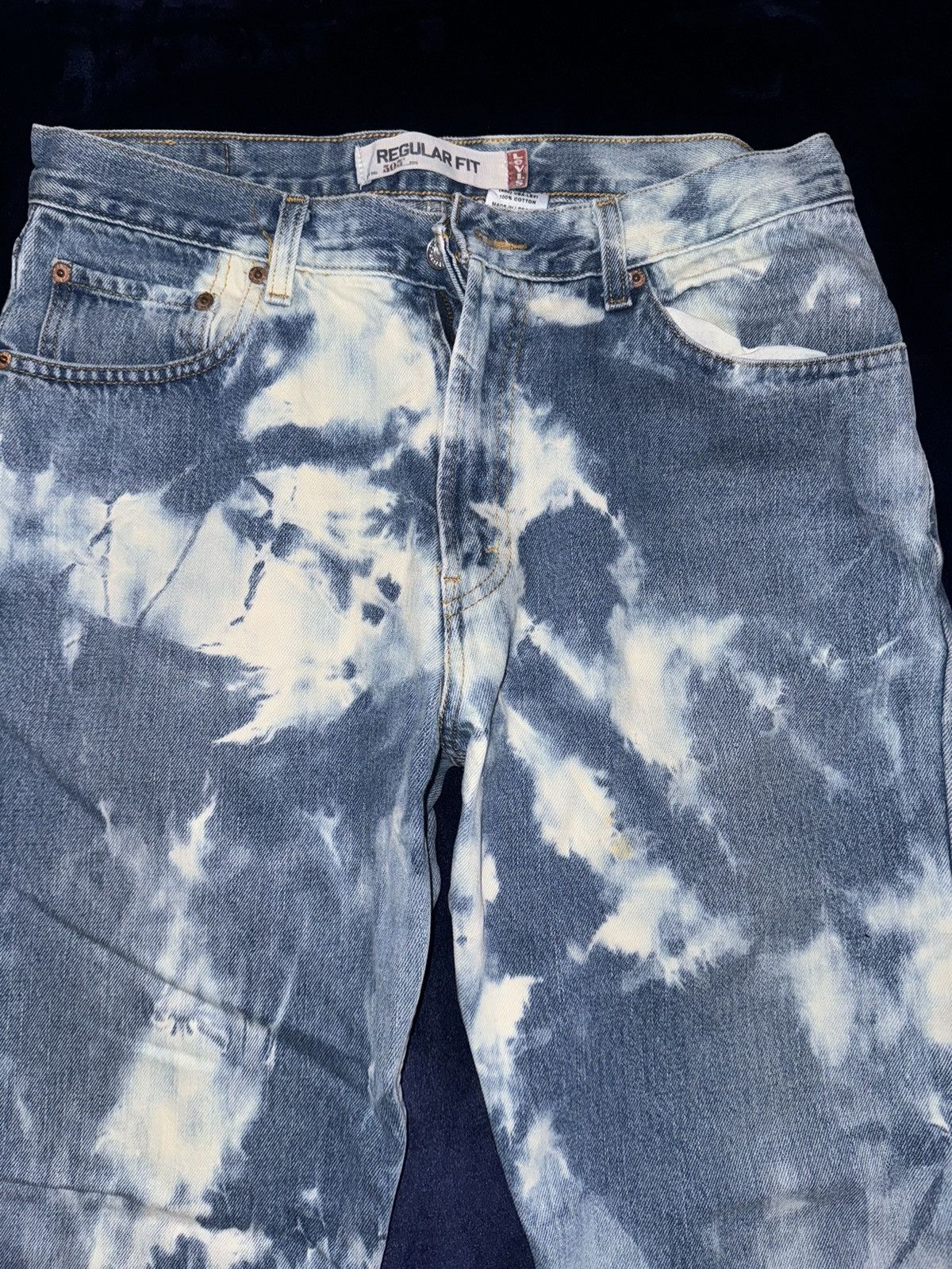 Levi's × Levi's Made & Crafted × Levi's Vintage Clothing Levis regular fit custom bleached Size US 34 / EU 50 - 3 Thumbnail