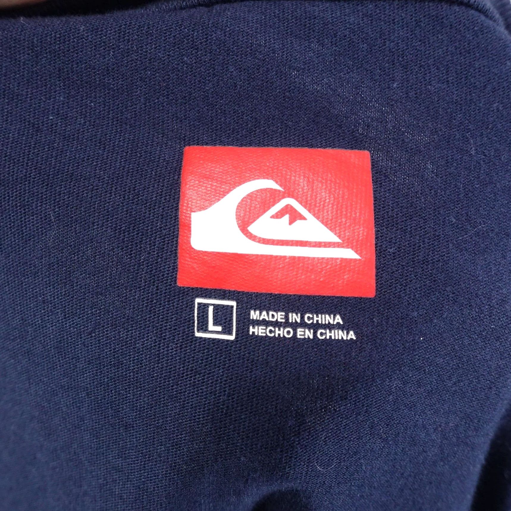 Quiksilver Quiksilver Shirt Mens Large Navy Blue Graphic Logo Surf Estd 1969 Cotton Tee Size US L / EU 52-54 / 3 - 6 Thumbnail