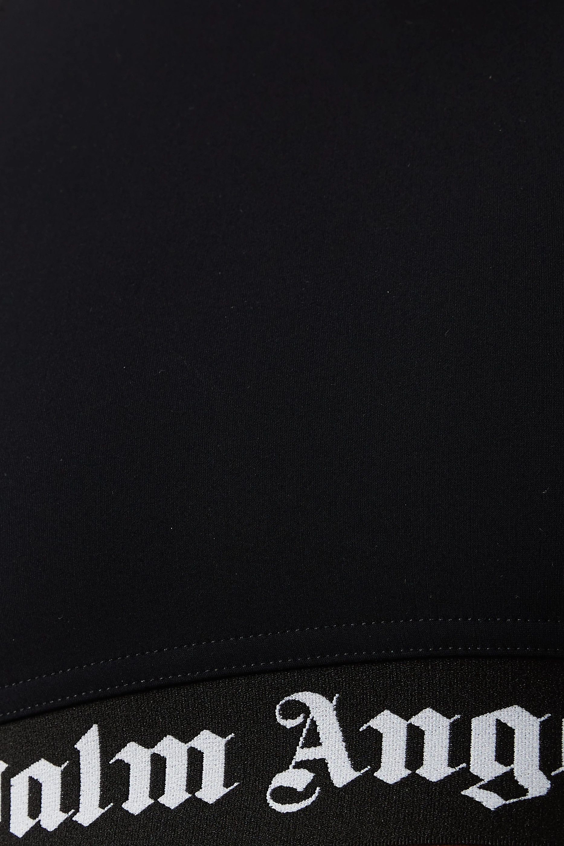 Palm Angels o1s22i1n0824 Size: S / Branded Band Sport Bra in Black Size ONE SIZE - 4 Thumbnail
