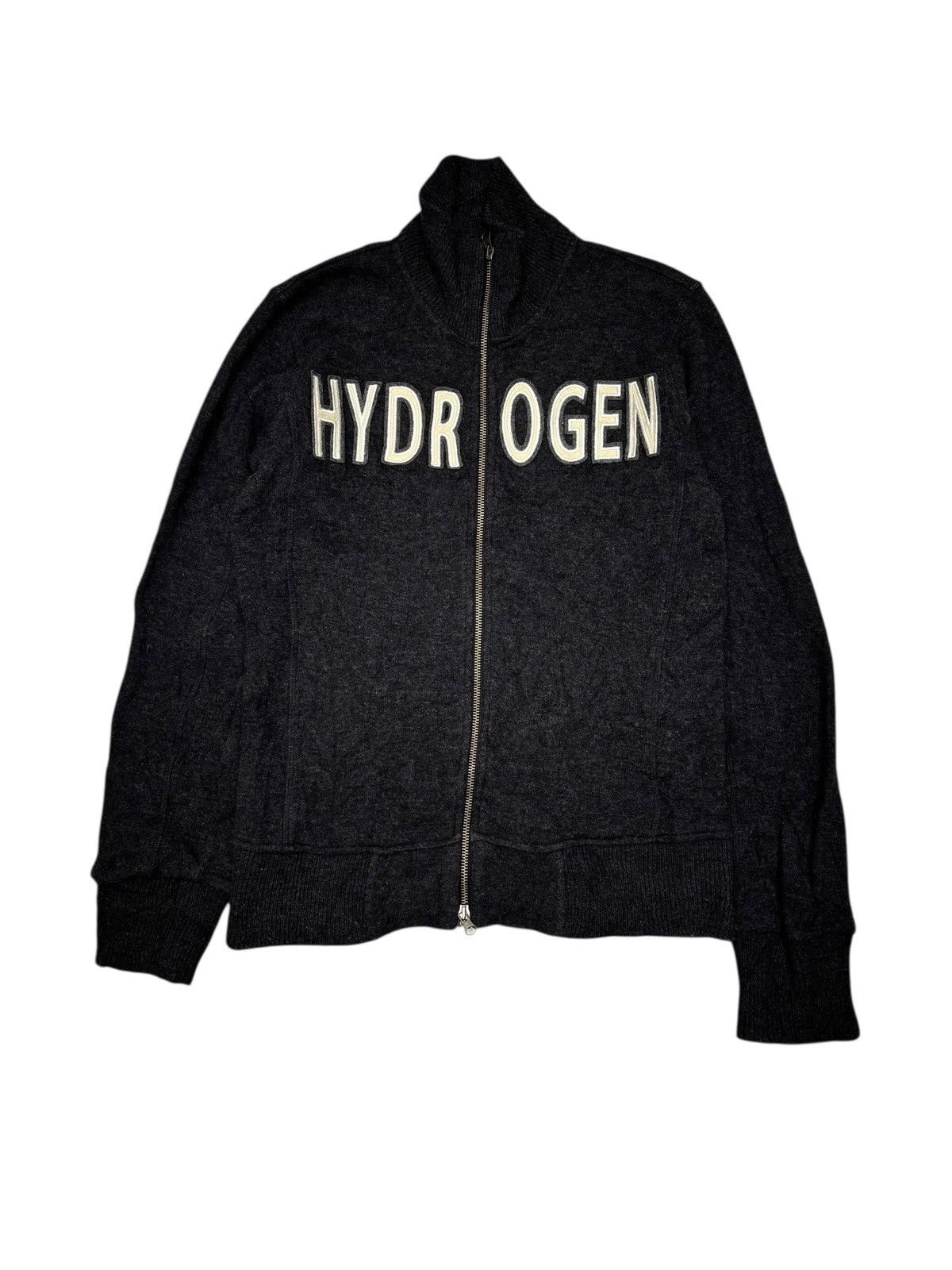HYDROGEN HYDROGEN PUNK ITALY WOOL BLEND BLACK SWEATER Size US S / EU 44-46 / 1 - 1 Thumbnail