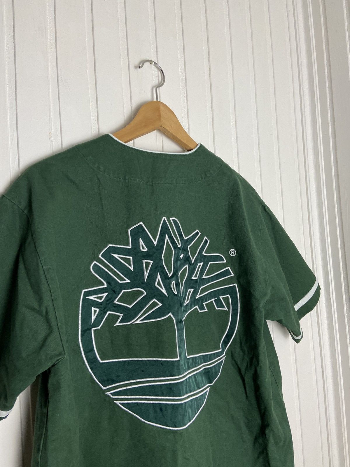 Supreme Used Supreme Timberland Baseball Jersey Green Size S Size US S / EU 44-46 / 1 - 9 Thumbnail