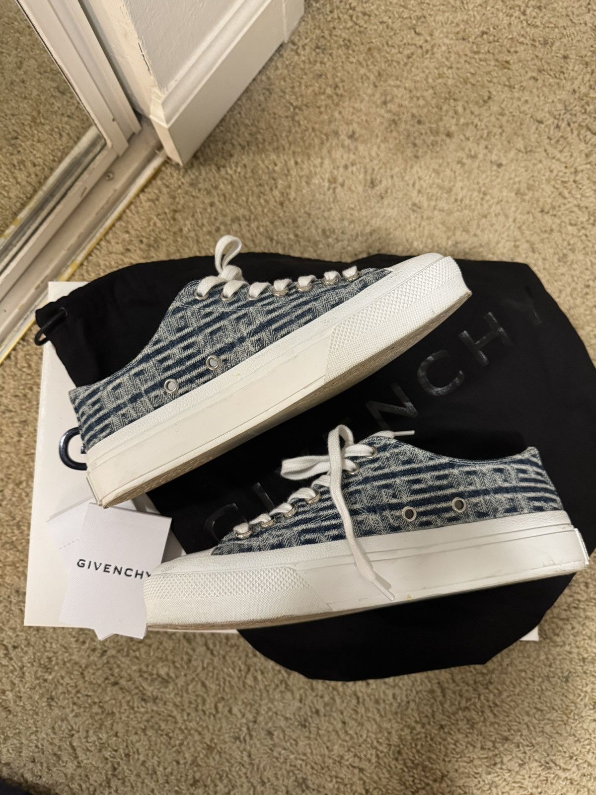 Givenchy Givenchy Blue City Low-Top Sneakers Size US 8 / IT 38 - 3 Thumbnail