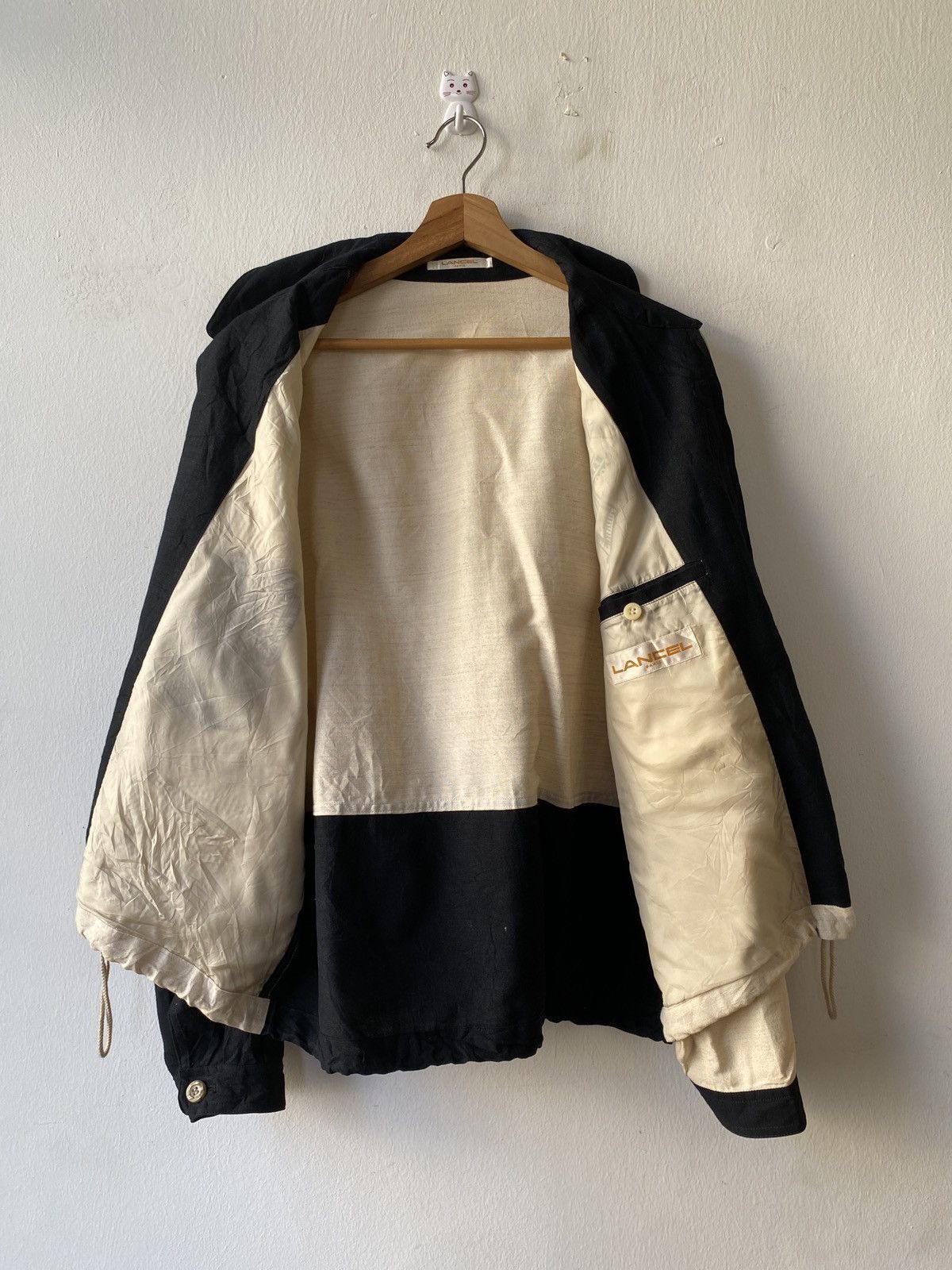 Lancel × Vintage Vintage 90s Lancel Zipper Jacket Size US L / EU 52-54 / 3 - 10 Thumbnail