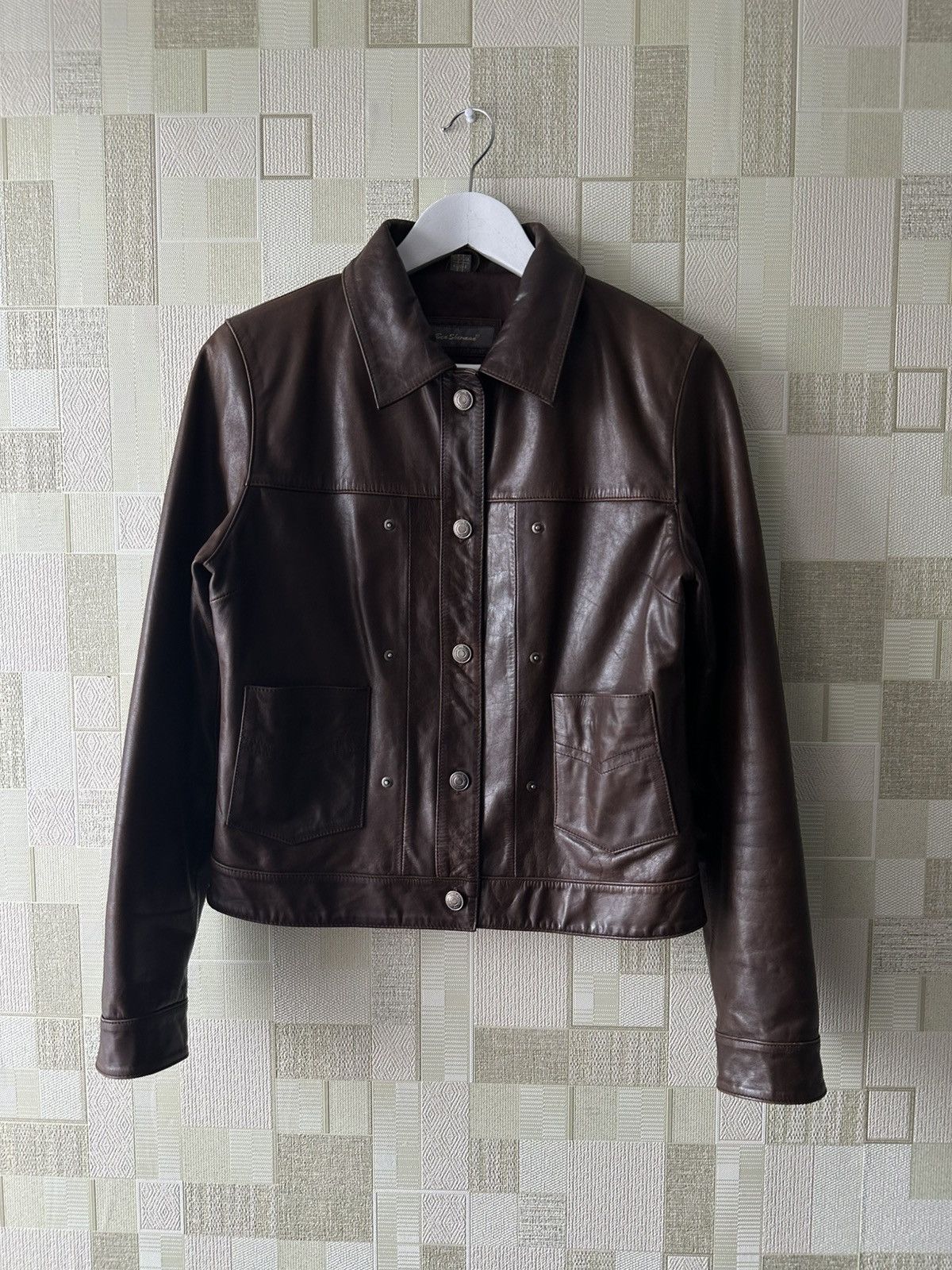 Ben Sherman Ben Sherman women’s learher jacket size S good cond Size M / US 6-8 / IT 42-44 - 4 Thumbnail