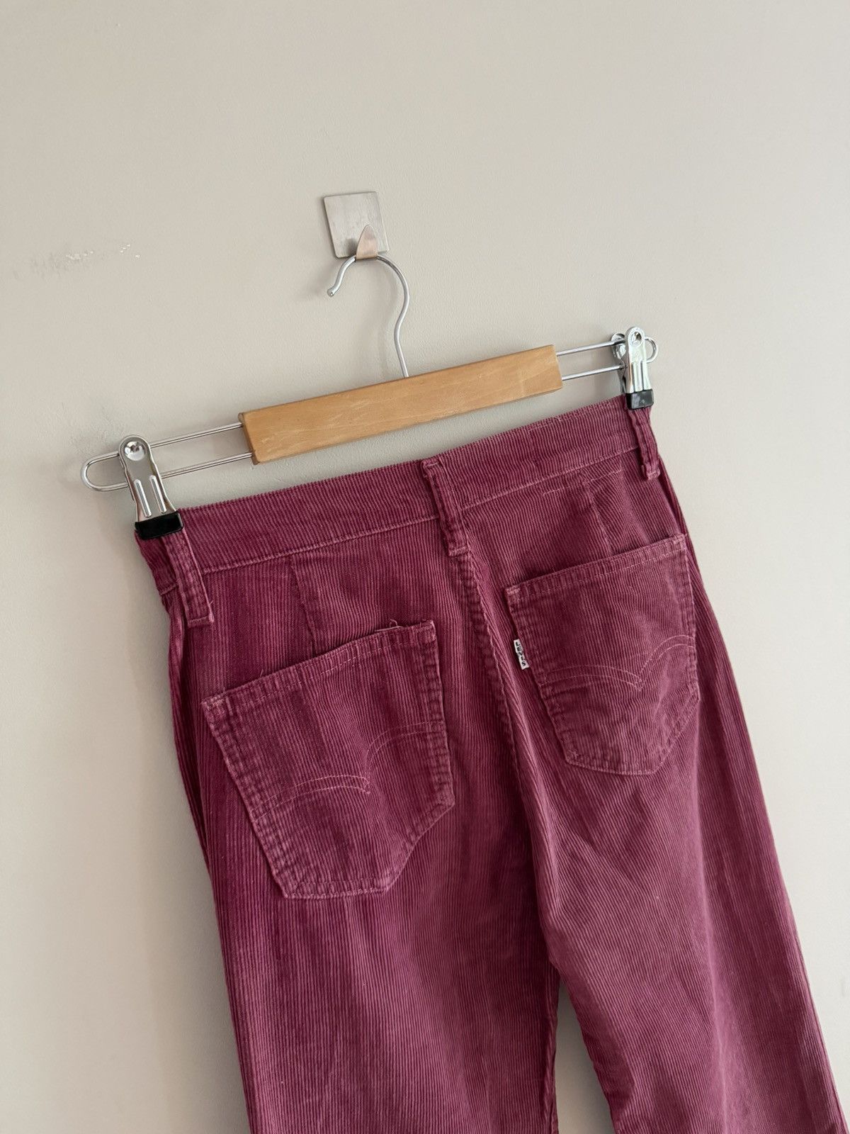 Levi's Vintage Levi’s White Tab Big E Corduroy Pants Talon Zip Size US 27 - 2 Thumbnail