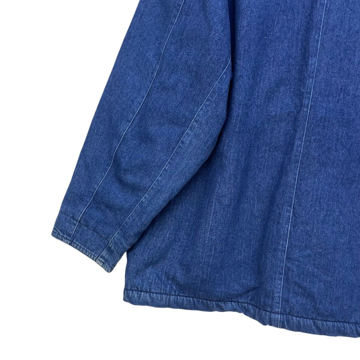 45rpm × Indigo × Japanese Brand 💥Saburoku Mens Shearling Hunting Indigo Denim Jacket Size US L / EU 52-54 / 3 - 9 Thumbnail