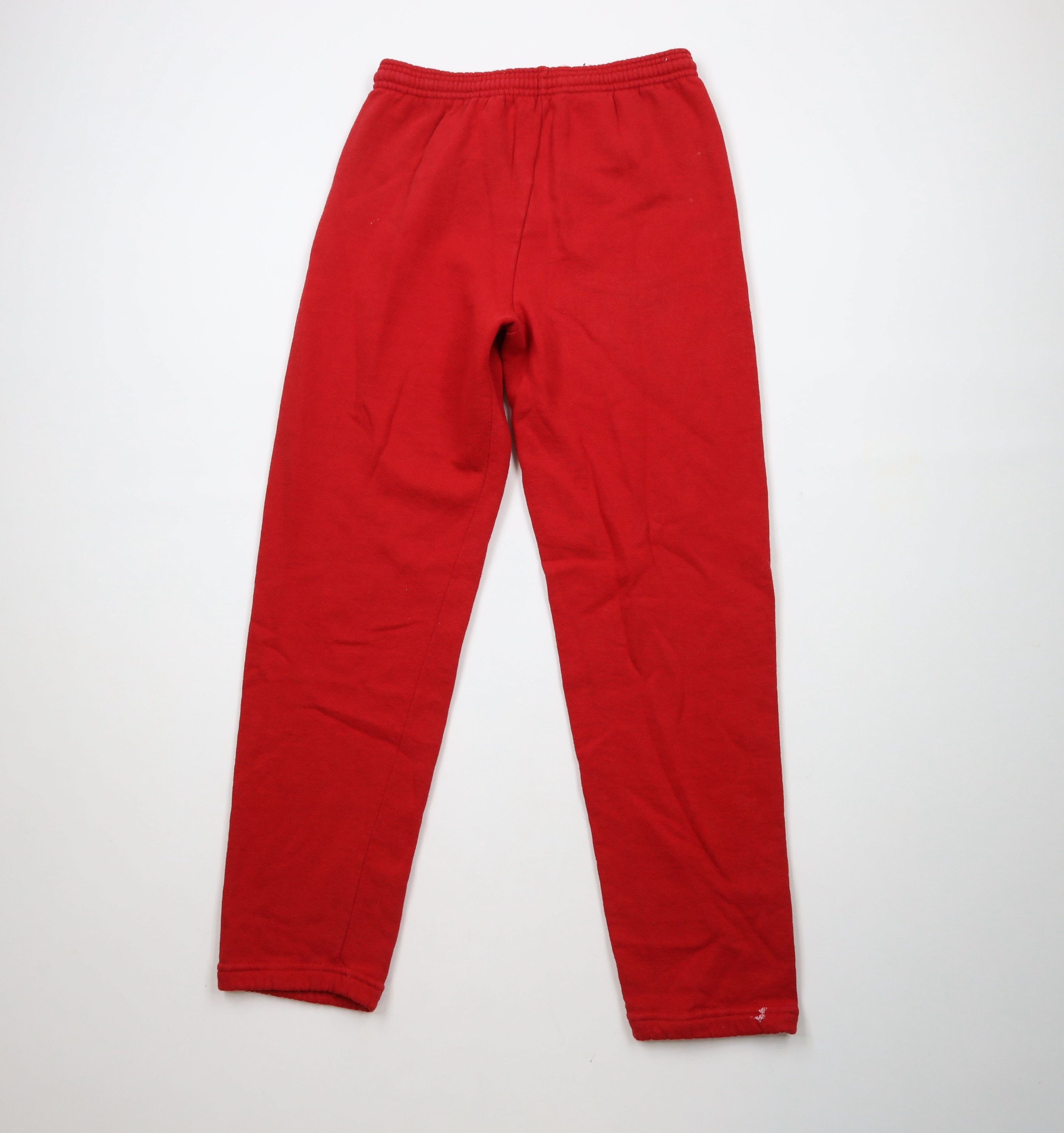 Vintage Vintage 90s Streetwear Distressed Blank Sweatpants Red USA Size US 34 / EU 50 - 10 Thumbnail
