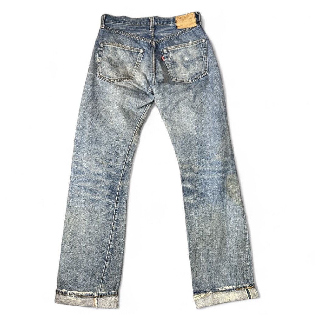 Levi's Vintage Clothing Levis E Selvedge 501 USA Distressed Aging Wash Denim W30 Size US 30 / EU 46 - 2 Thumbnail