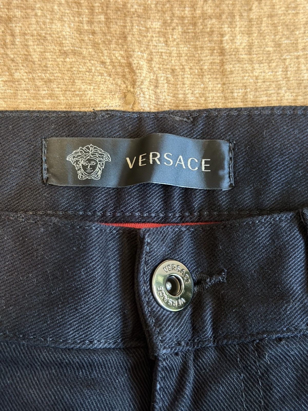 Versace Versace Moto Jeans Lambskin Leather Details Worn Once Size US 32 / EU 48 - 9 Thumbnail