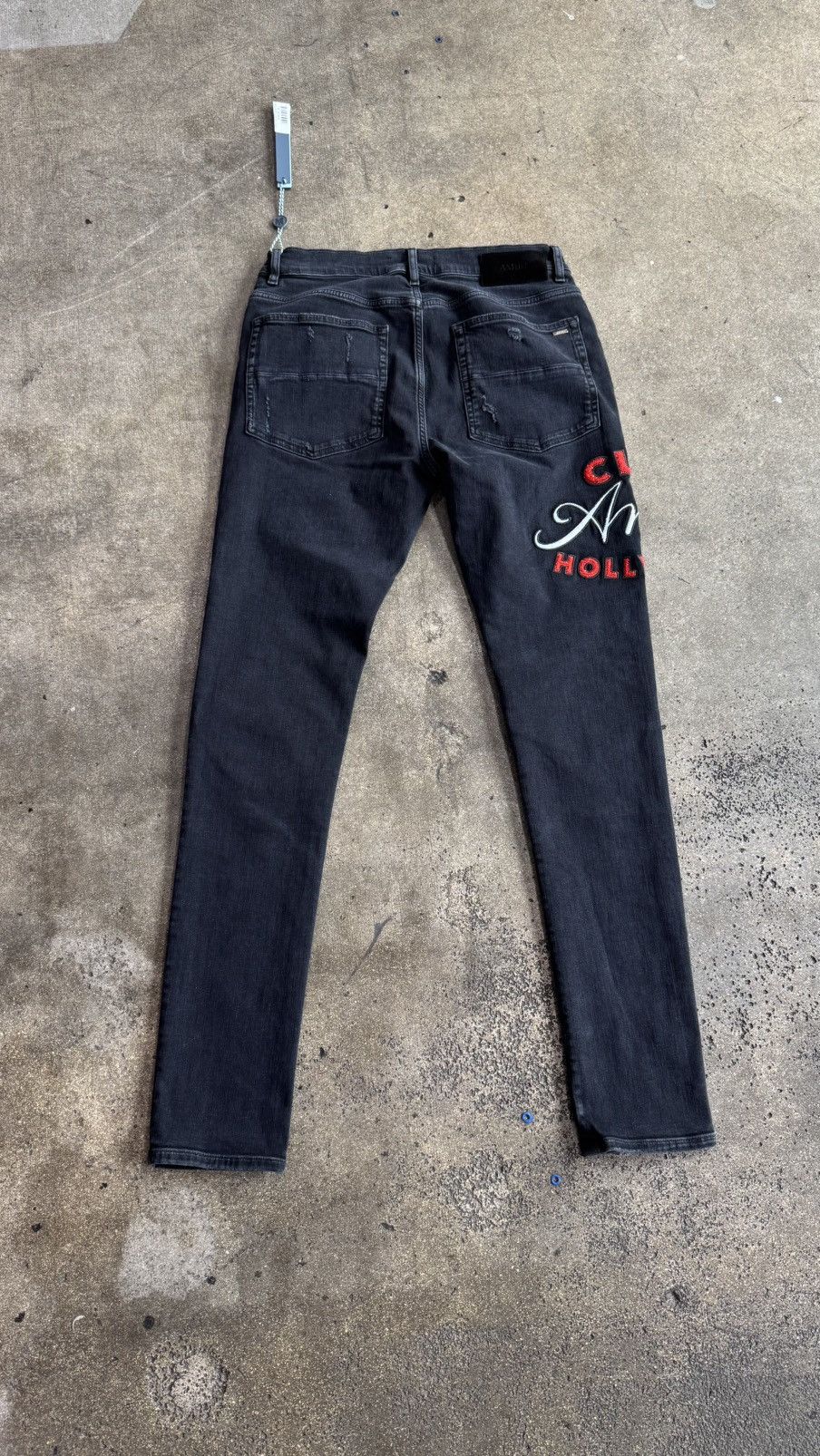 Amiri AMIRI CLUB MX1 JEANS DUSK BLACK Size US 33 - 2 Thumbnail