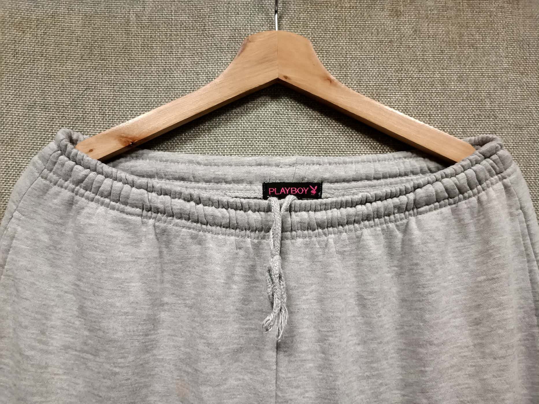 Playboy × Vintage joggers pants playboy big logo Size US 35 - 2 Thumbnail