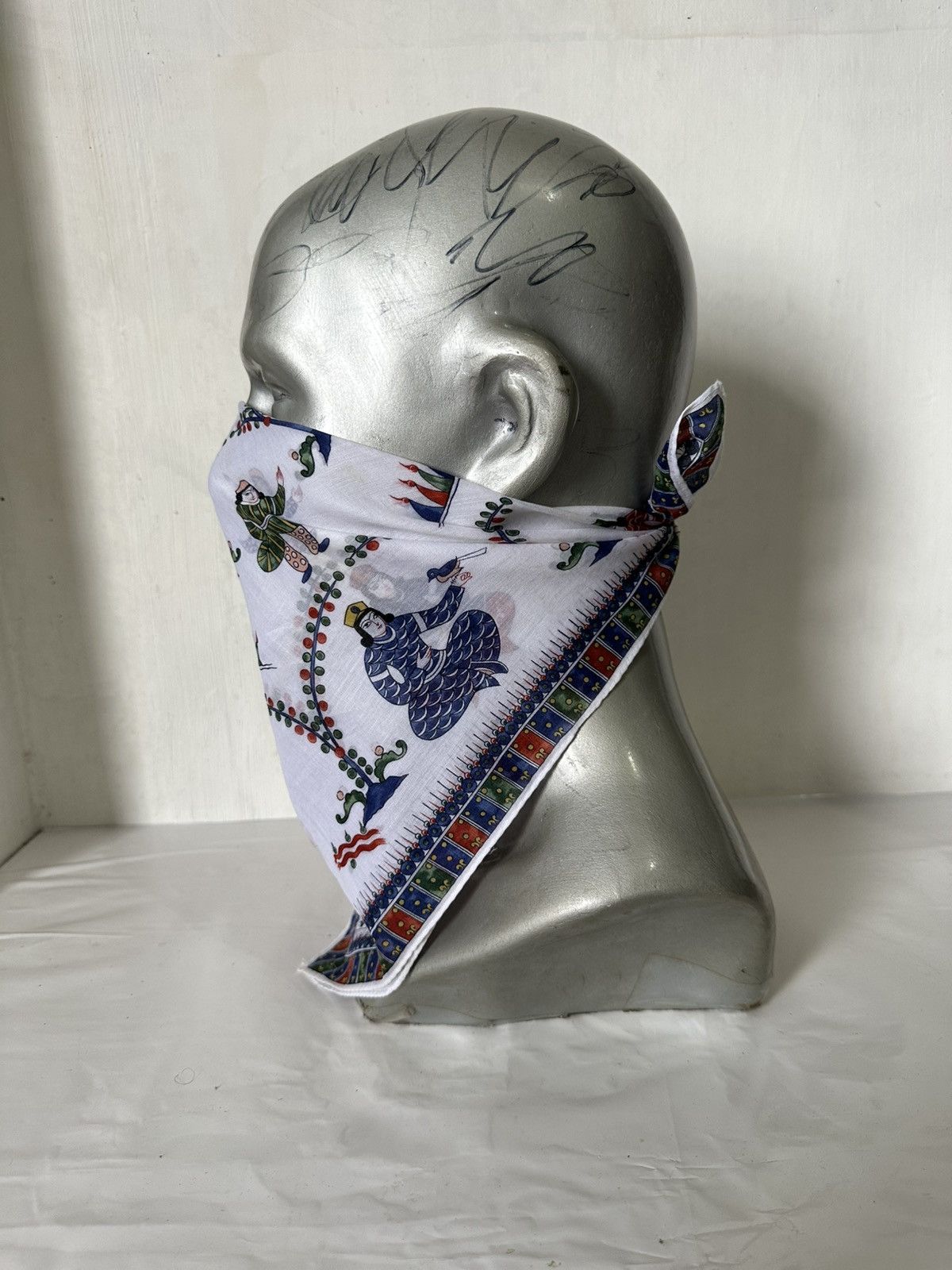 Japanese Brand × Vintage Japanese Art Handkerchief/ Neckerchief/ Bandana Size ONE SIZE - 10 Thumbnail