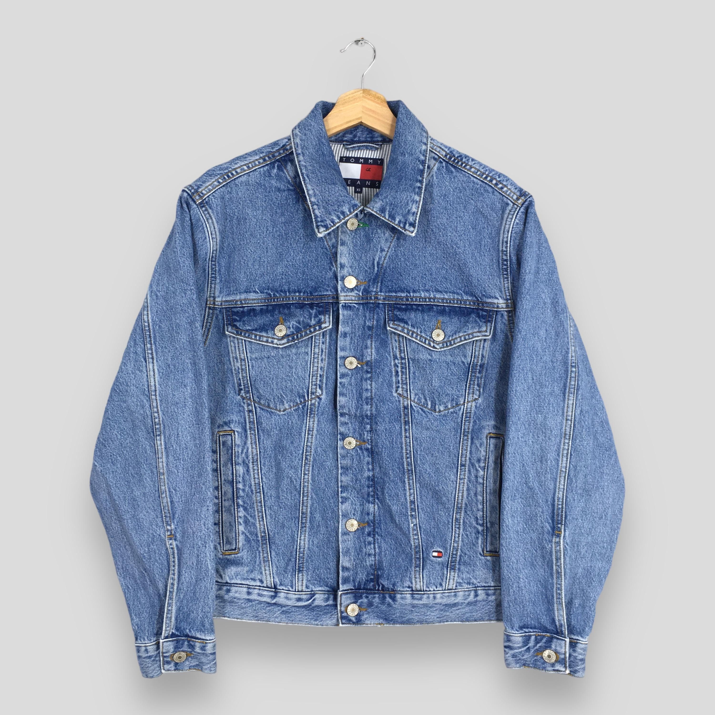 Tommy Hilfiger Vintage Tommy Hilfiger Trucker Denim Jacket XSmall Size US XS / EU 42 / 0 - 3 Thumbnail