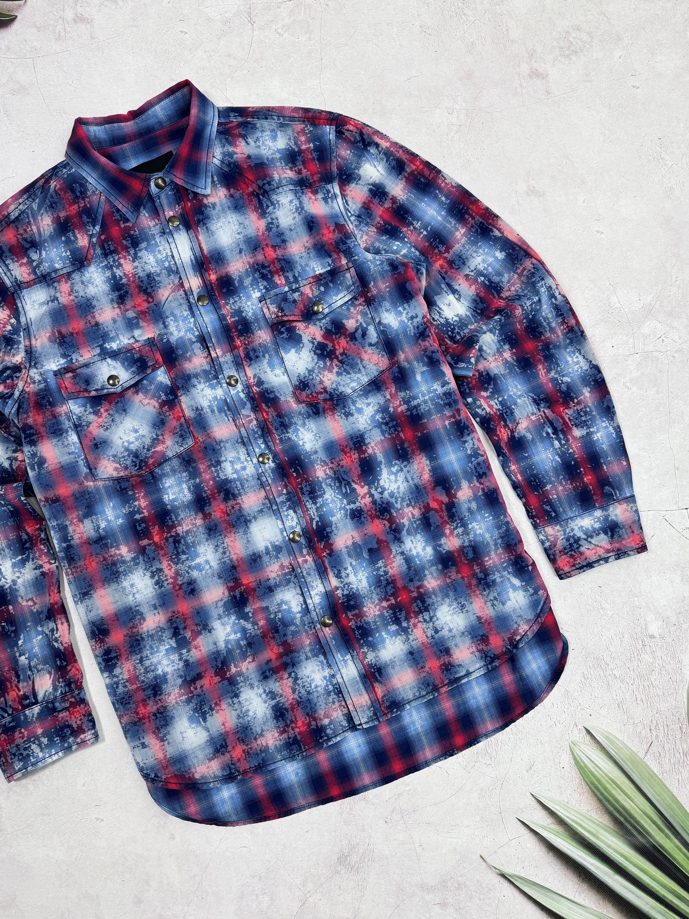 Diesel × Diesel Black Gold Diesel Black Gold Shirt Western Snap Checkered Designed Size US L / EU 52-54 / 3 - 5 Thumbnail