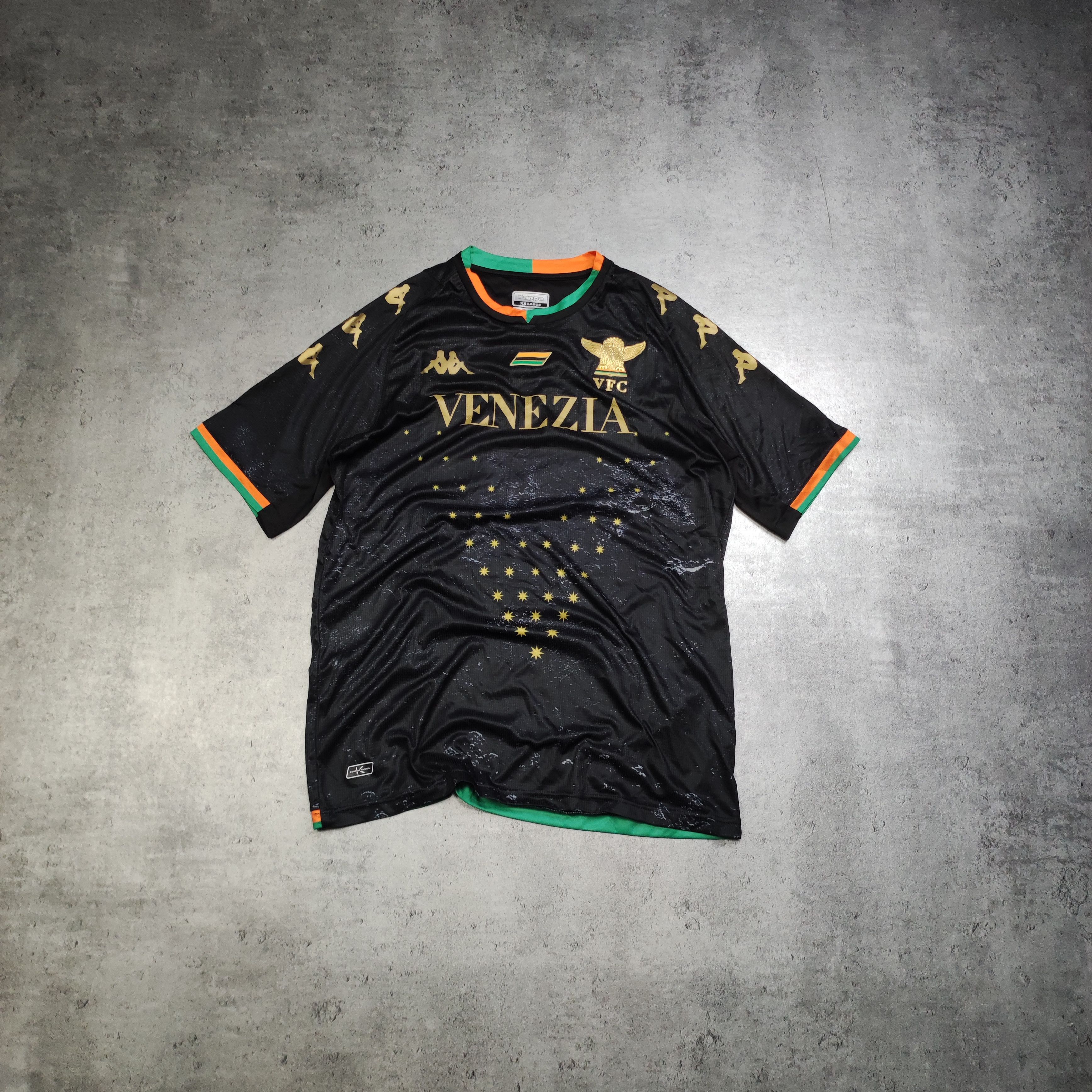 Vintage RARE Kappa x Venezia FC Italy Football Soccer Jersey Size US XXL / EU 58 / 5 - 1 Thumbnail