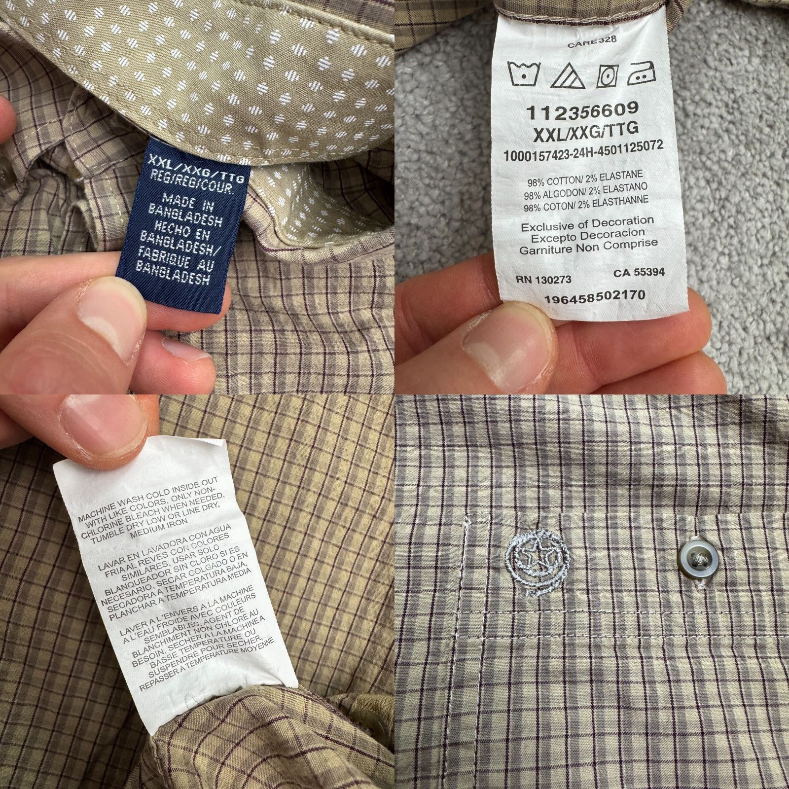Wrangler VINTAGE Wrangler George Strait Western Button Down Shirt Men XXL Tan Plaid Cotton Casual Size US XXL / EU 58 / 5 - 8 Thumbnail