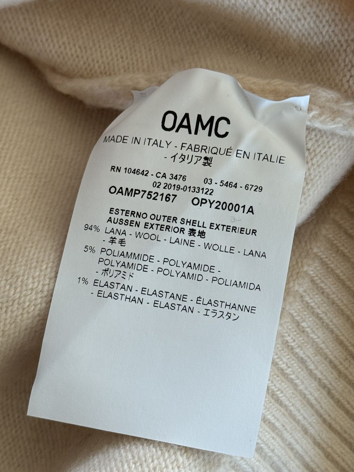 OAMC Whistle Wool Turtleneck Knit Sweater Size US M / EU 48-50 / 2 - 4 Thumbnail