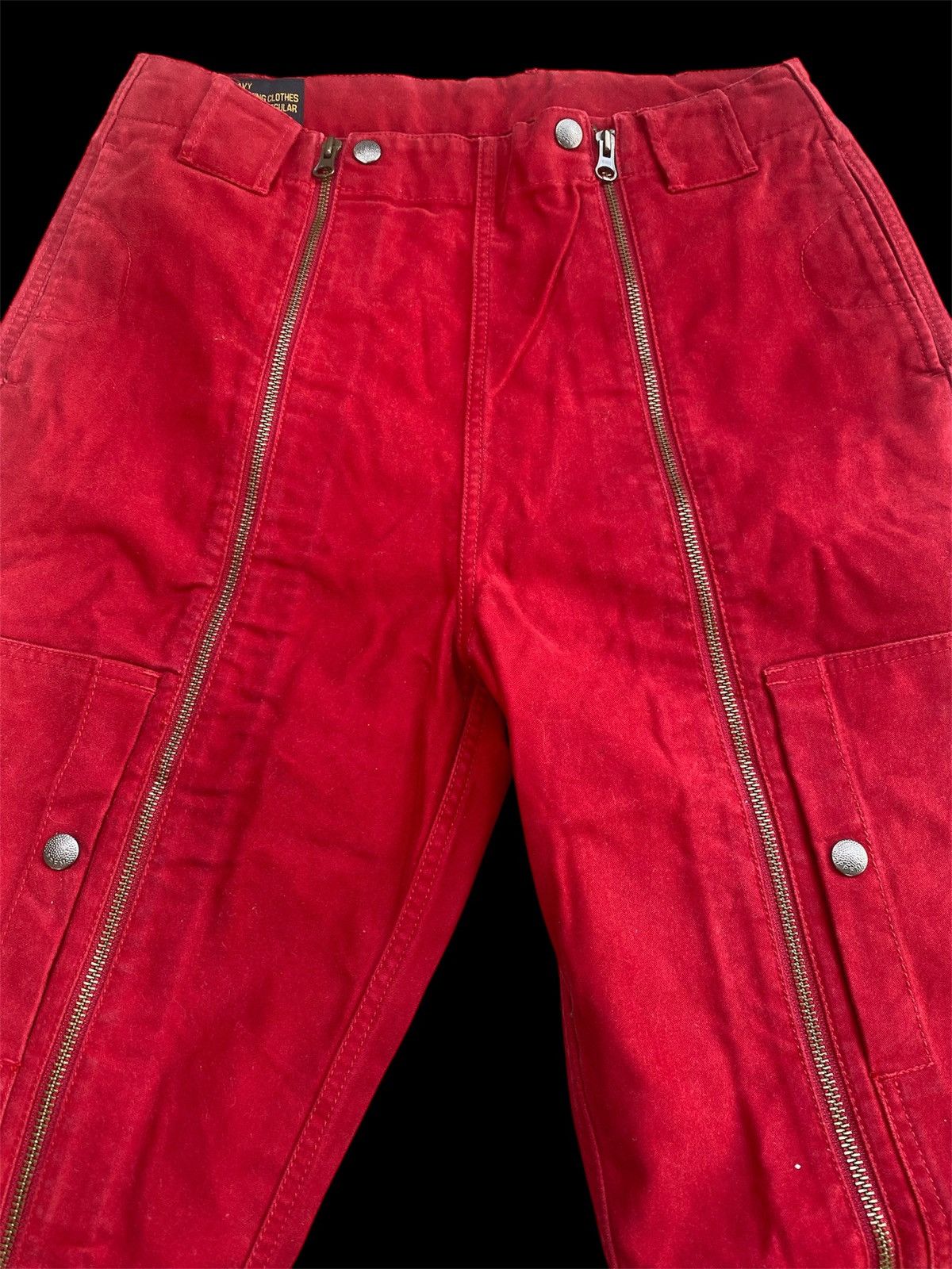 PPFM PPFM Front Zipper Multi Pocket Aviation Navy Tactical Pants Size US 28 / EU 44 - 3 Thumbnail