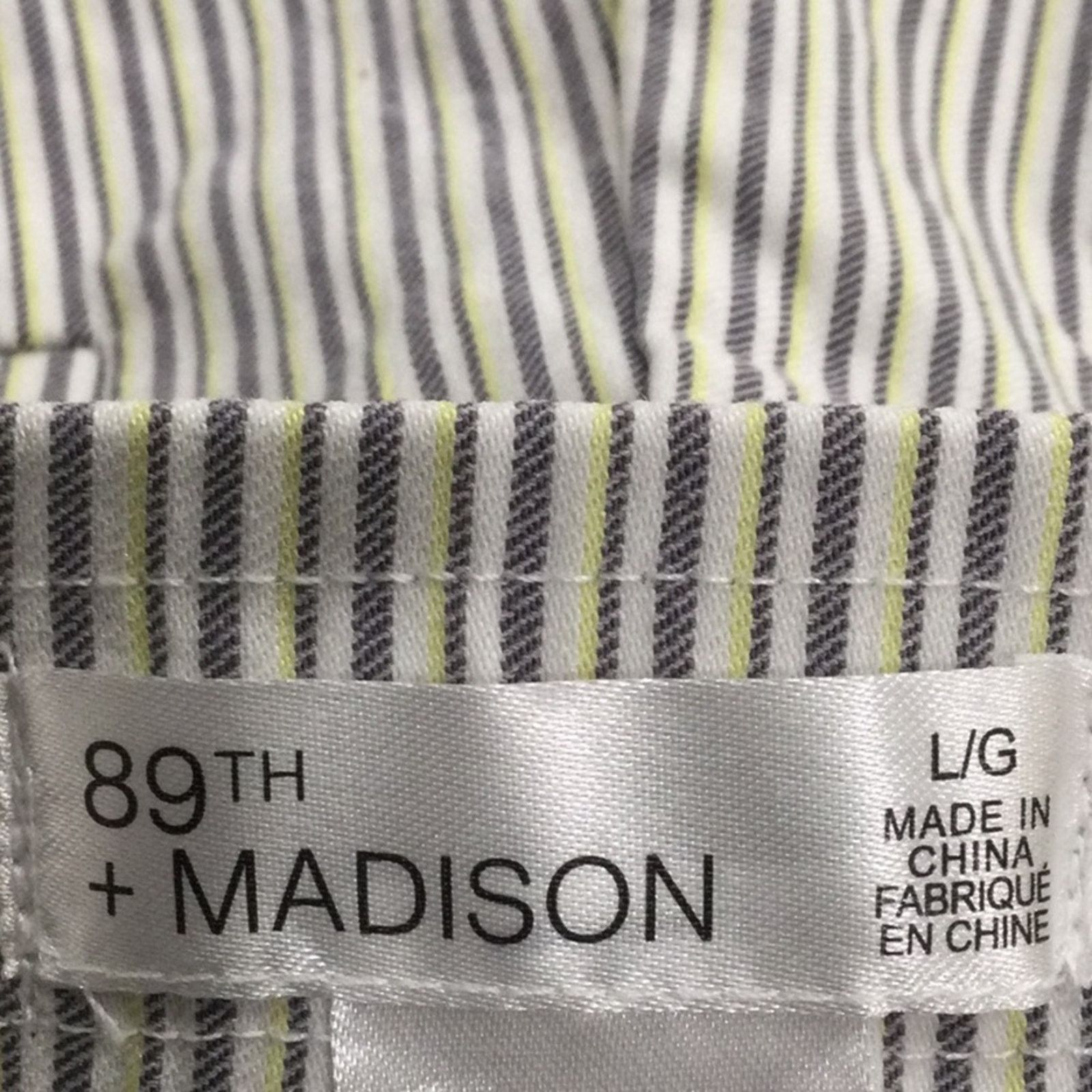 Other 89th & Madison Striped Zipper Pockets Bermuda Shorts Size L Size 32" / US 10 / IT 46 - 7 Thumbnail