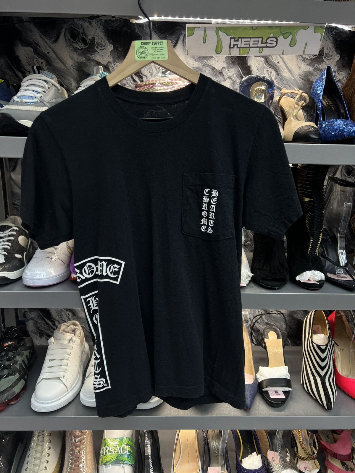 Chrome Hearts Chrome Hearts Side T Bar Black Tee Size US S / EU 44-46 / 1 - 1 Thumbnail