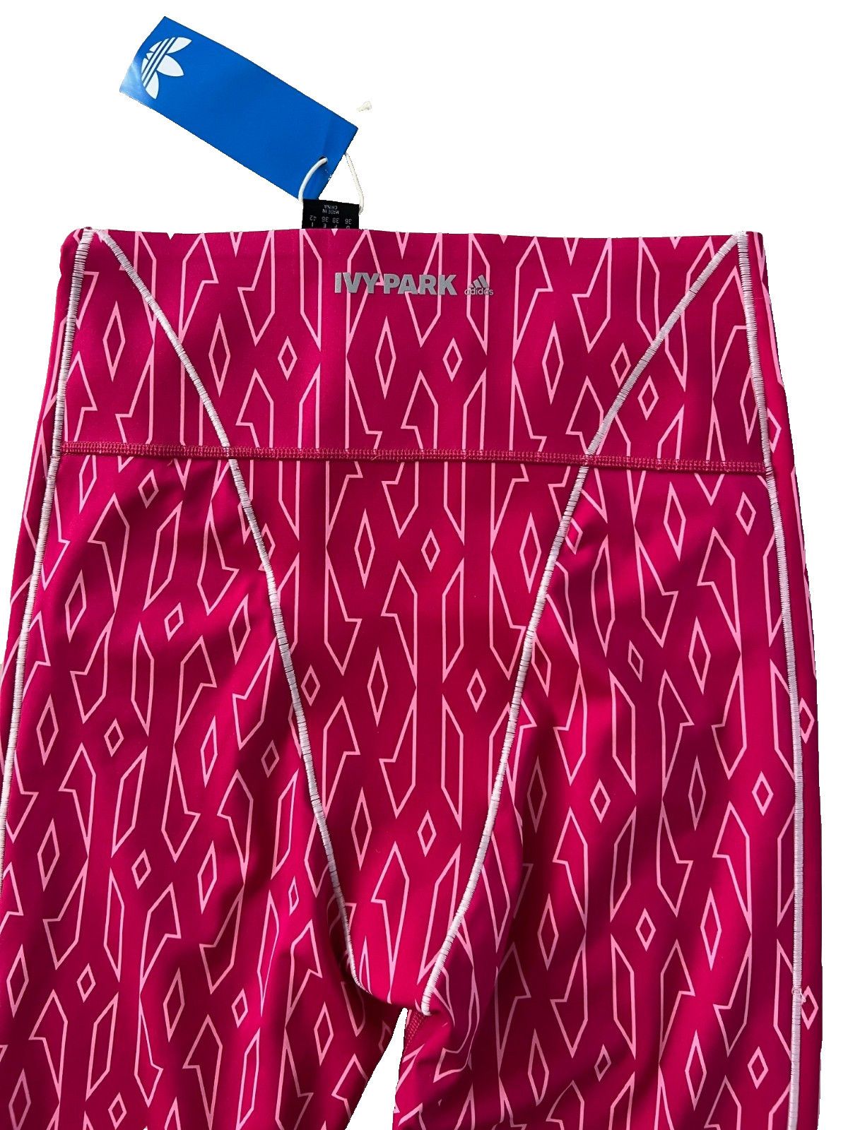 Adidas Adidas H21139 Ivy Park Monogram Tights Bold Pink ( S ) Size 27" / US 4 / IT 40 - 5 Thumbnail