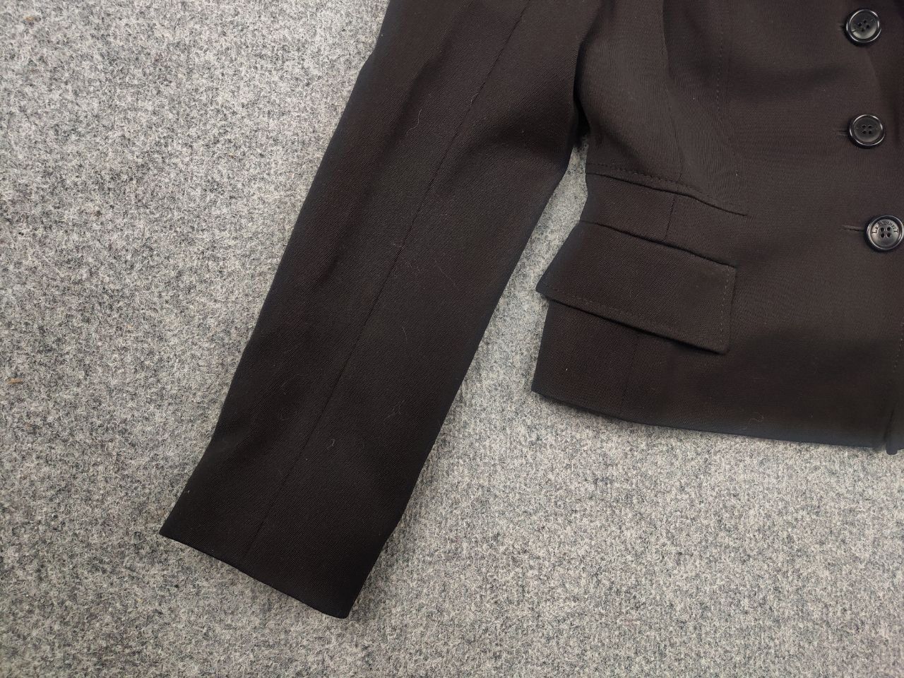 LK Bennett L.K. Bennett London Design Brown Wool Blend Blazer jacket Size L / US 10 / IT 46 - 6 Thumbnail