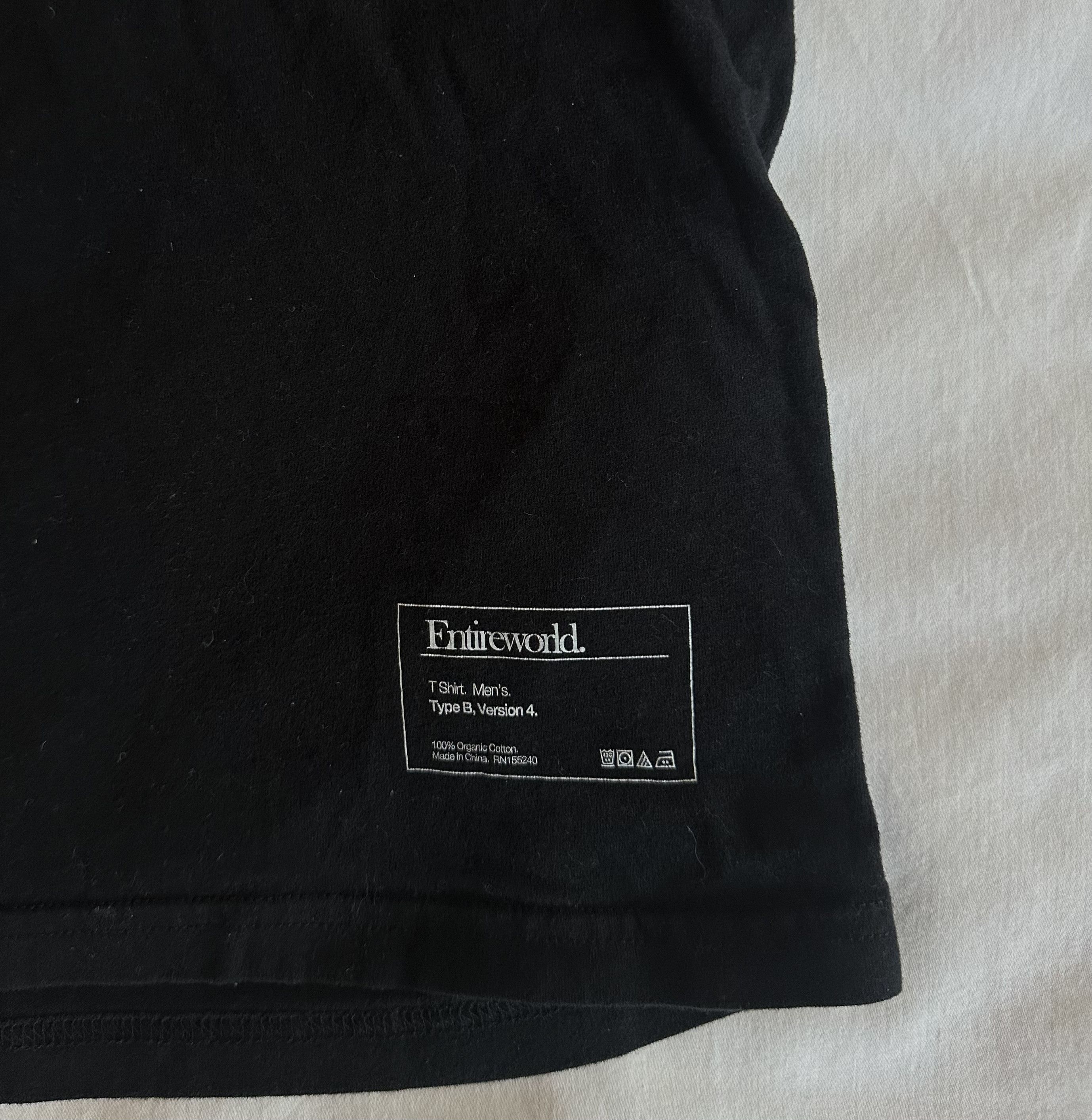 Entireworld Entireworld Black T-Shirt Size US S / EU 44-46 / 1 - 2 Thumbnail