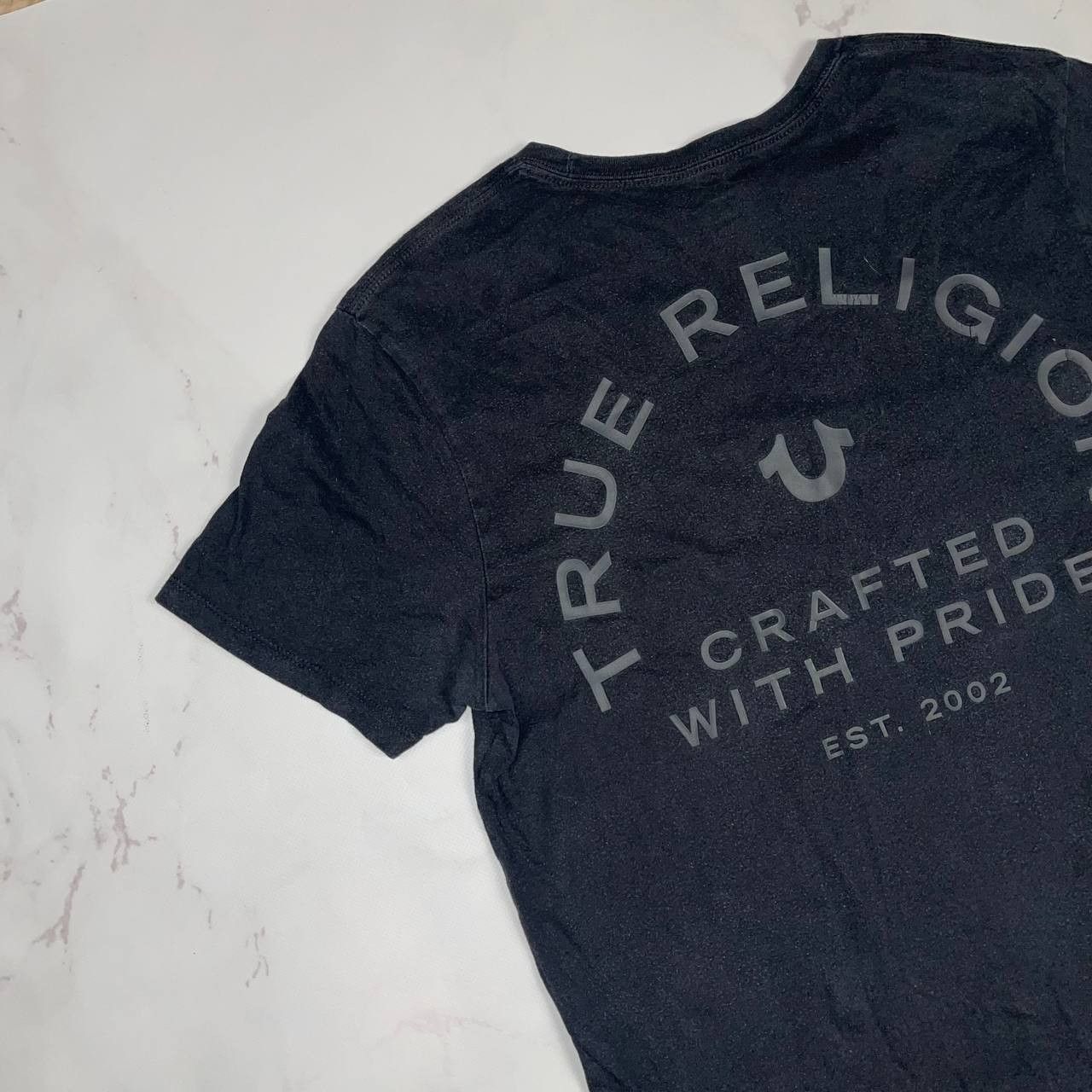 True Religion Vintage True Religion Faded T Shirt Hype Y2K Black M Size Size US M / EU 48-50 / 2 - 10 Thumbnail